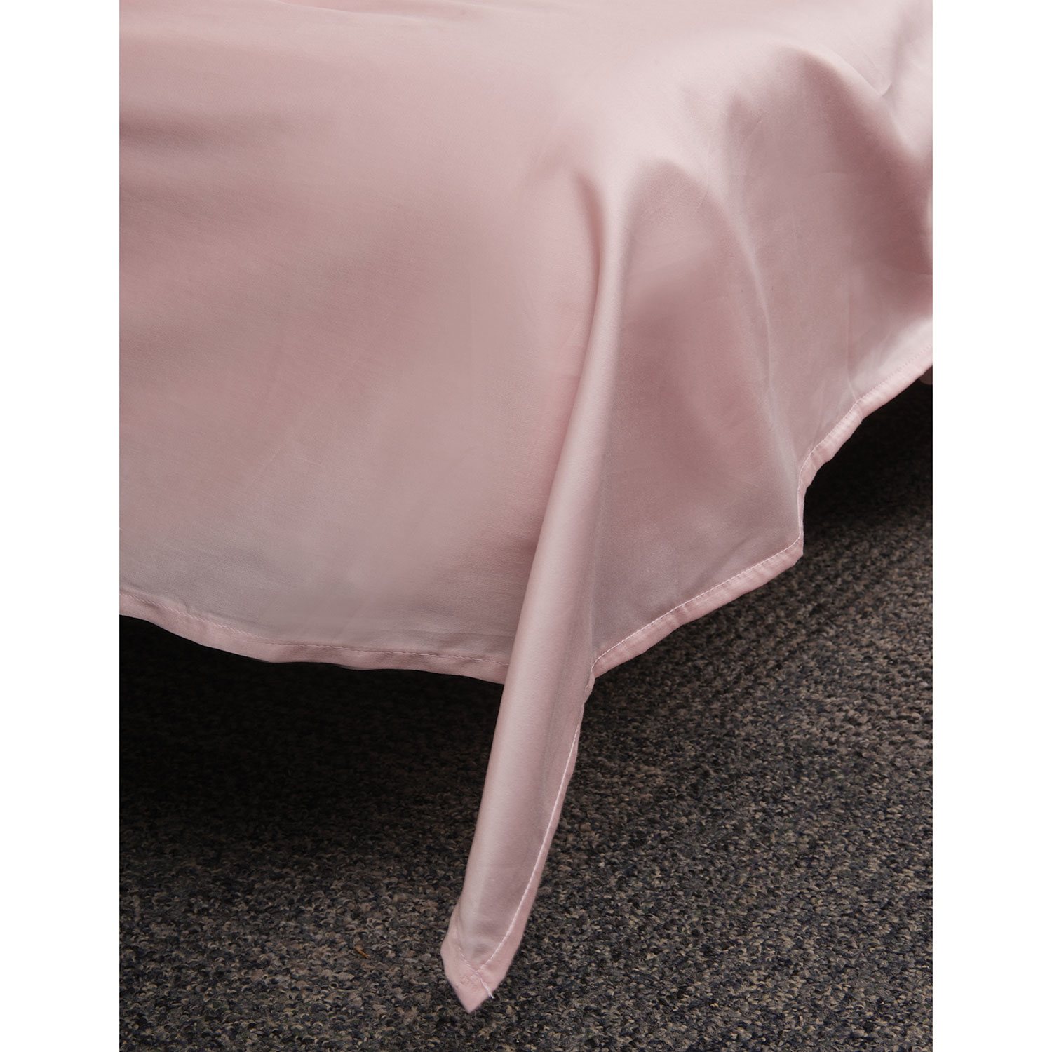 Ens. de draps en coton égyptien contexture 230 collection Maxwell de Maholi - Lit 1 place - Rose