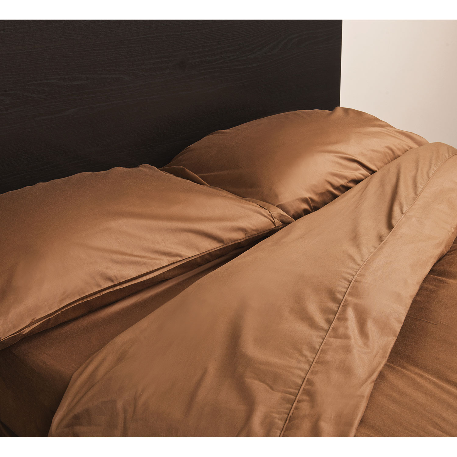 Maholi Maxwell Collection 230 Thread Count Egyptian Cotton Sheet Set - King - Chocolate