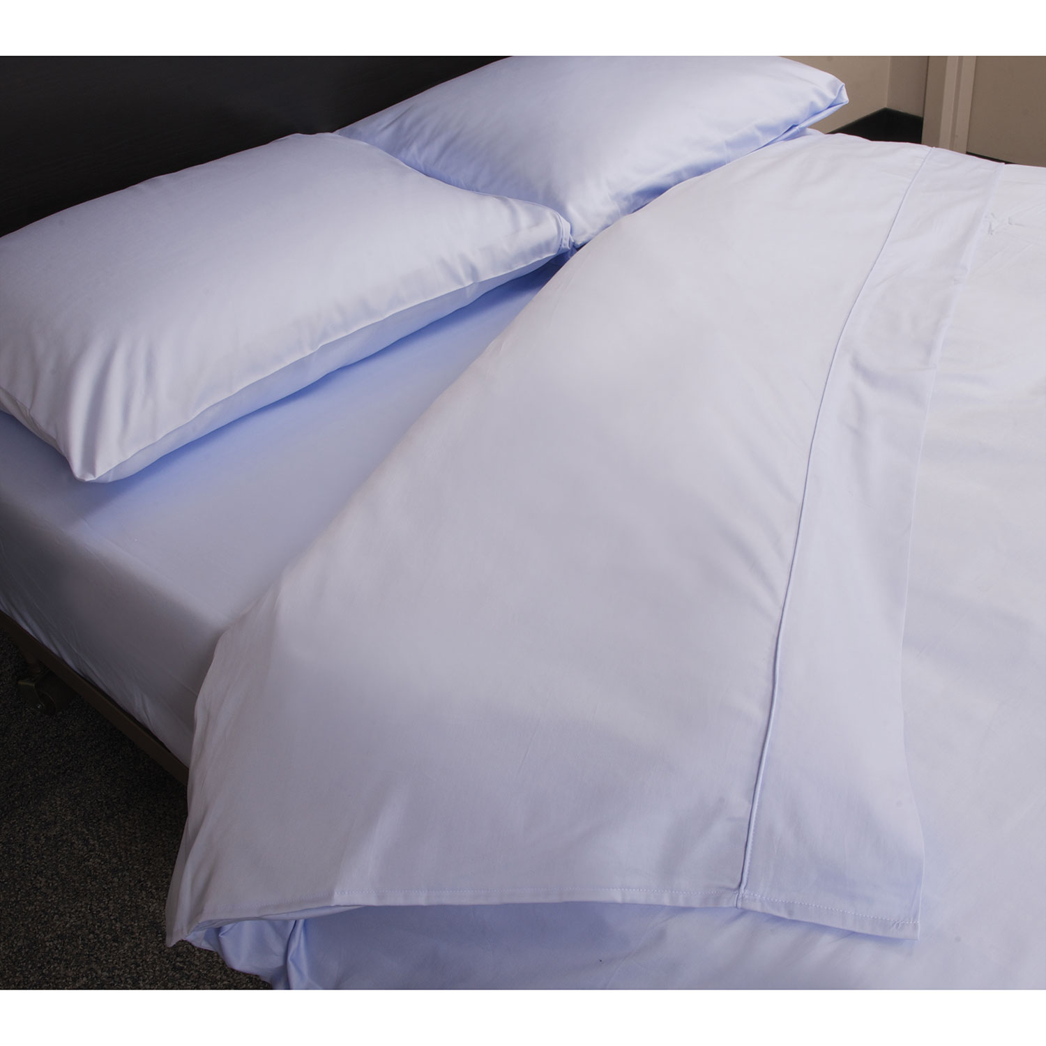 Maholi Maxwell Collection 230 Thread Count Egyptian Cotton Sheet Set - King - Sky Blue