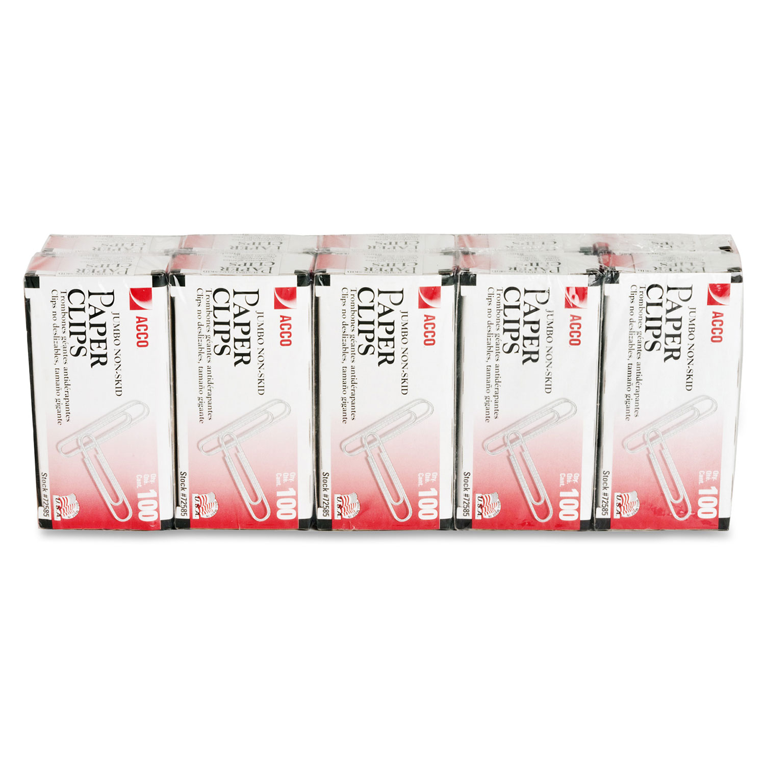 Acco 2" Jumbo Paper Clips