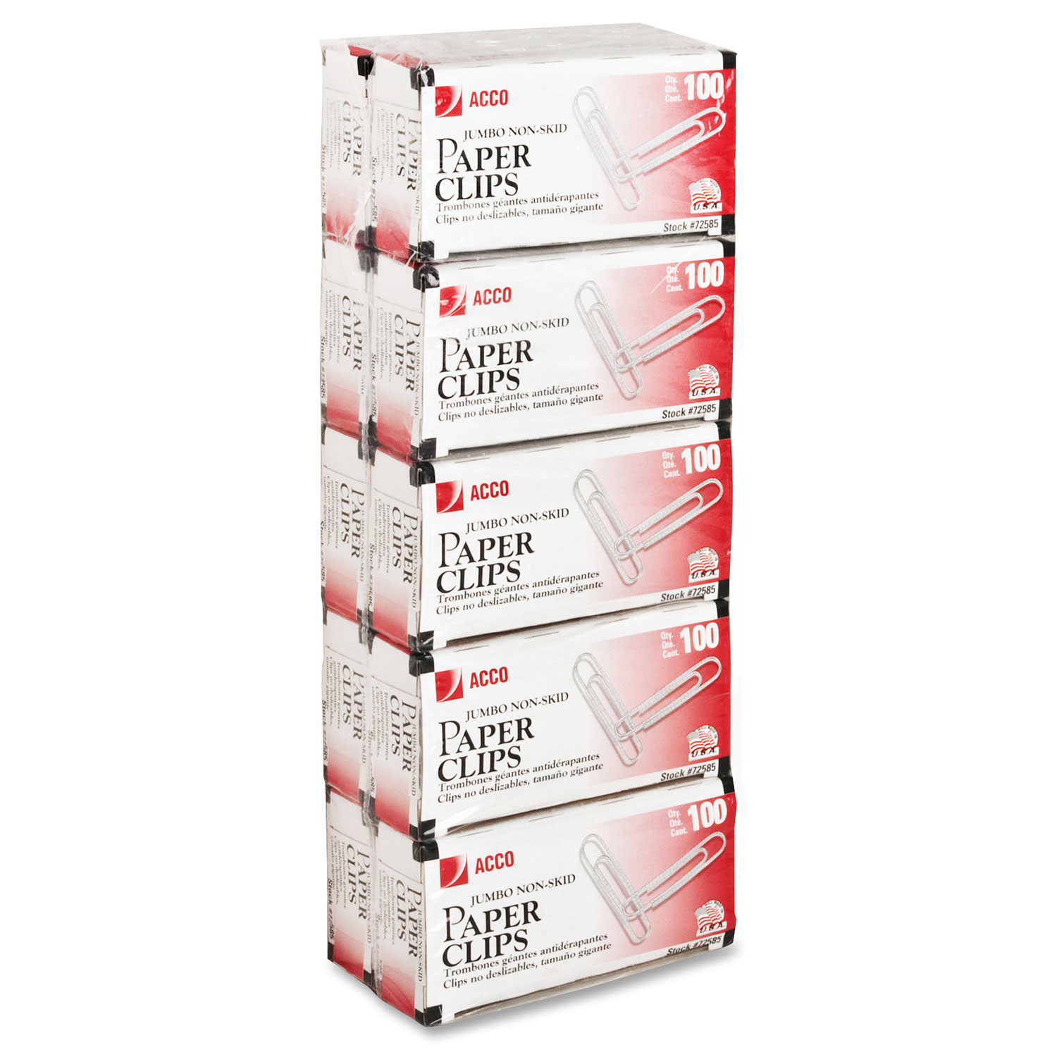 Acco 2" Jumbo Paper Clips