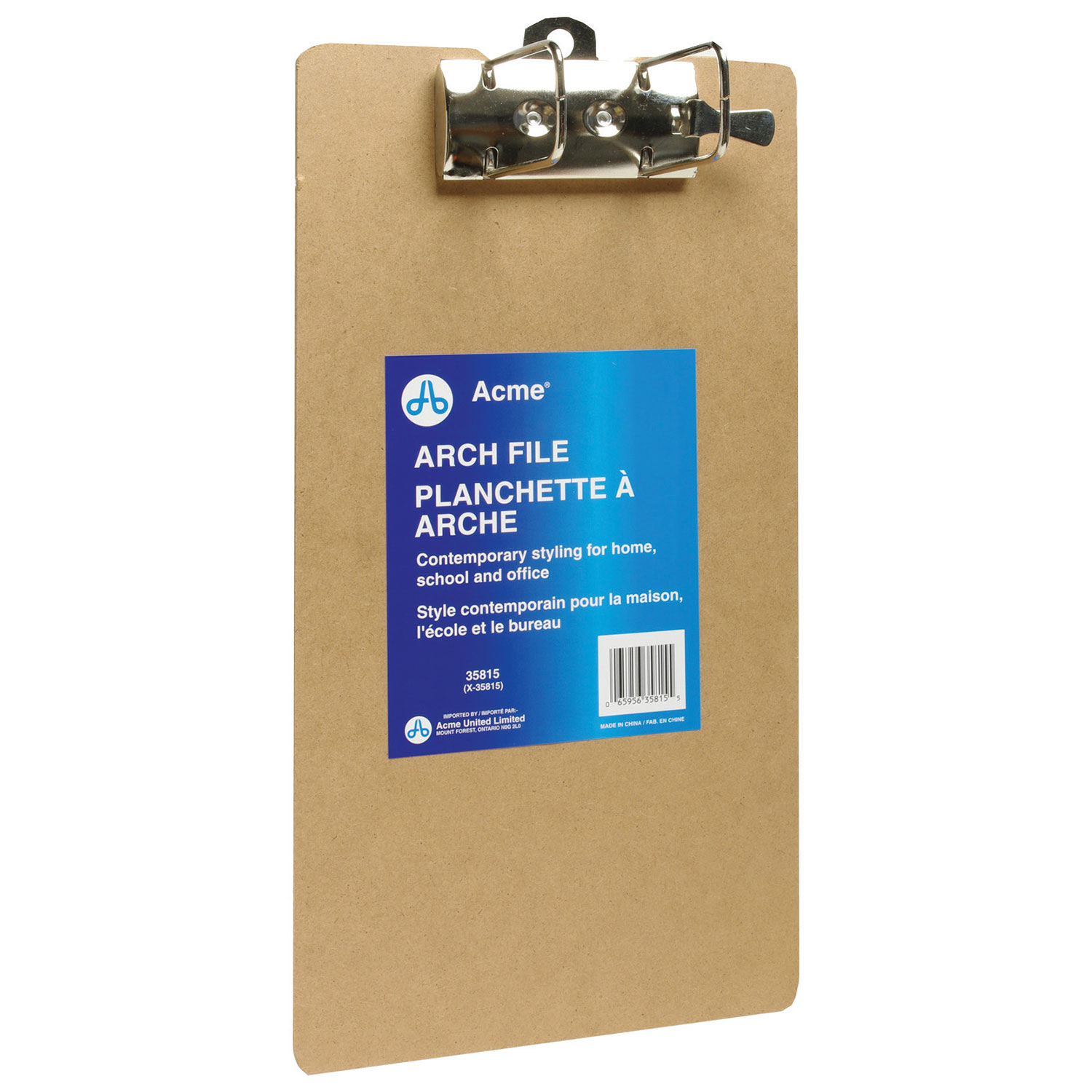 Planchette à arche en Masonite d'Acme United