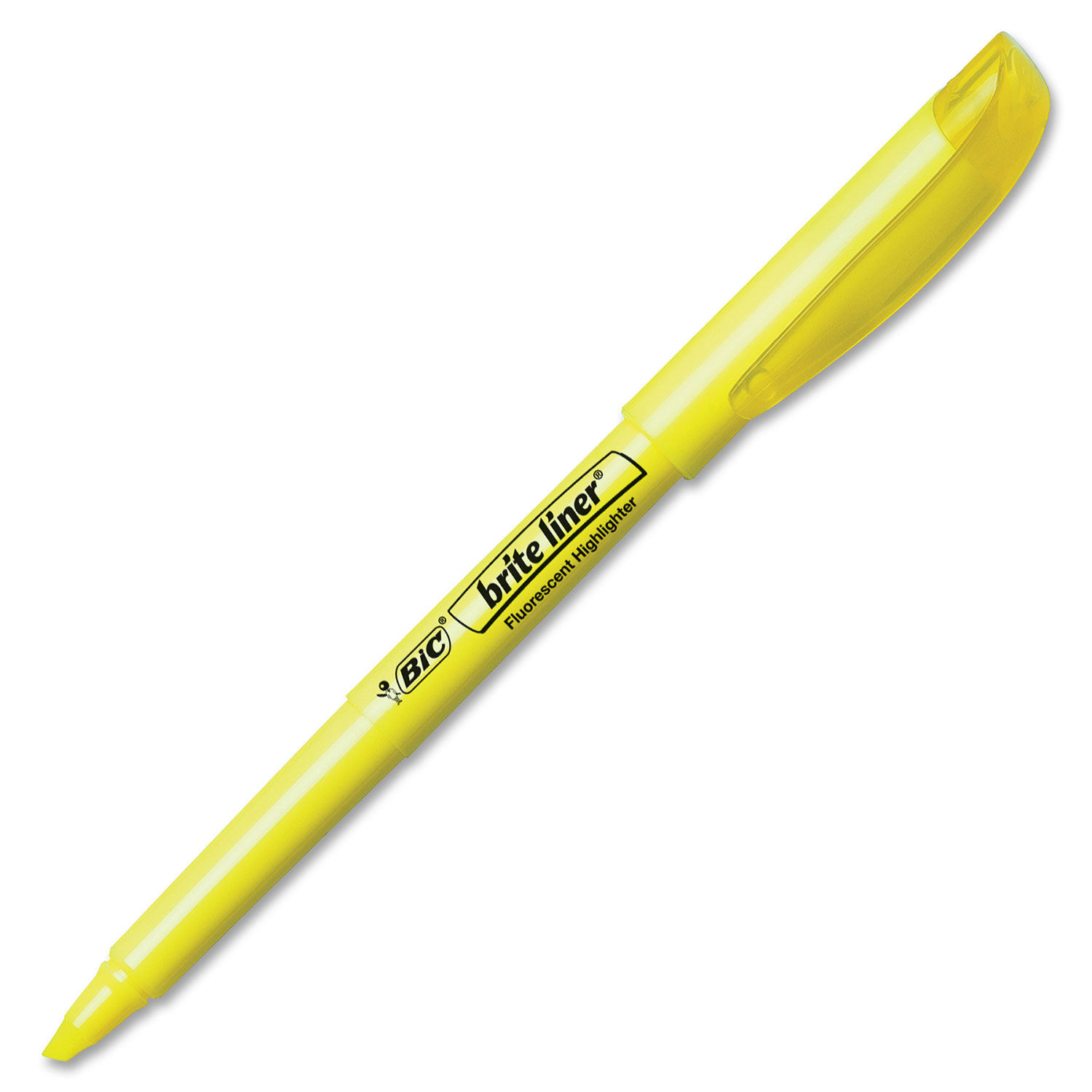 BIC Brite Liner Highlighter - 12 Pack - Yellow