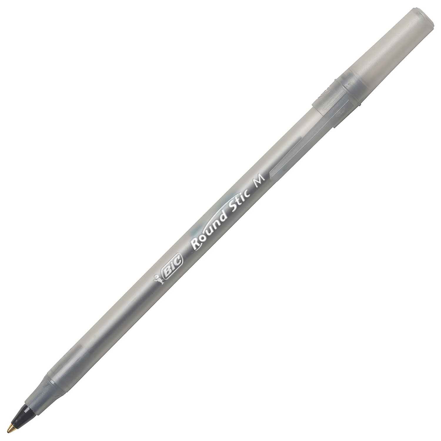 Stylos à bille Round Stic de BIC - Paquet de 60 - Noir