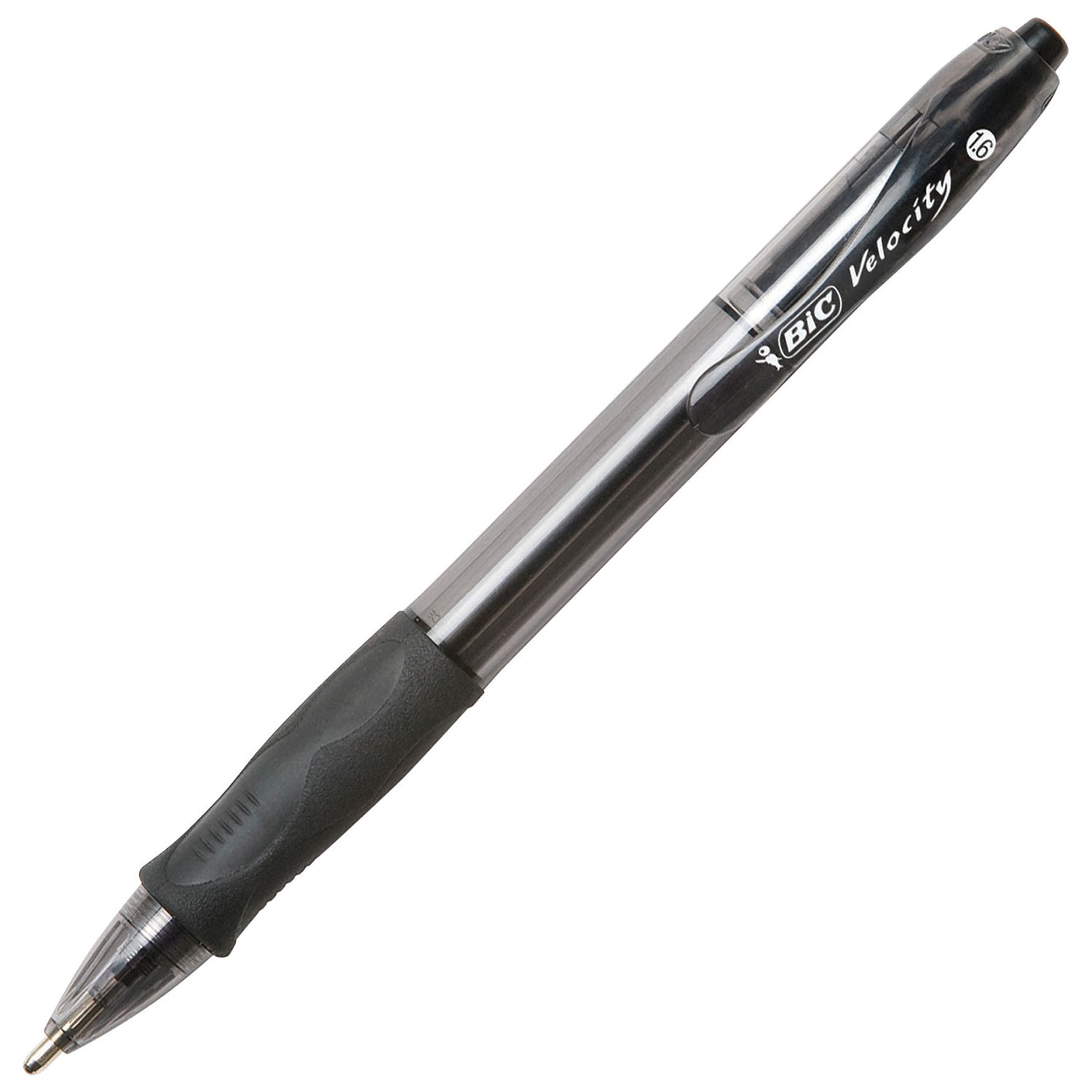 Stylo à bille rétractable de 1,6 mm Easy-Glide de BIC - Boîte de 12 - Noir