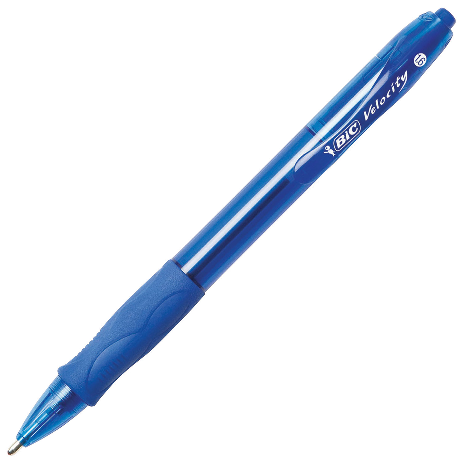 BIC Velocity 1.6mm Ballpoint Retractable Pen - Box of 12 - Blue