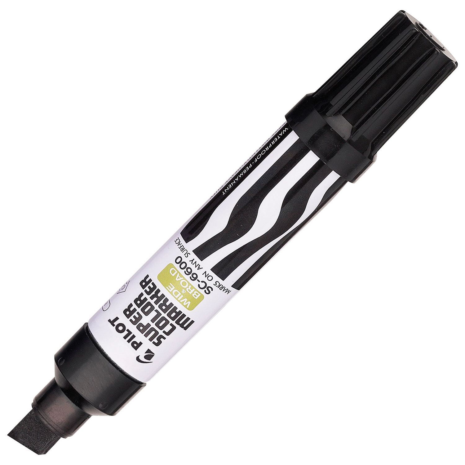 Pilot Wide & Broad Permanent Ink Marker - Black