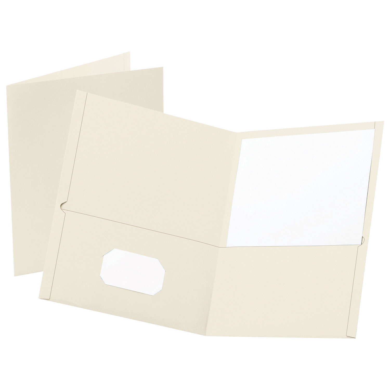 Dossiers Oxford à deux pochettes d'Esselte - Lettre - Paquet de 25 - Blanc