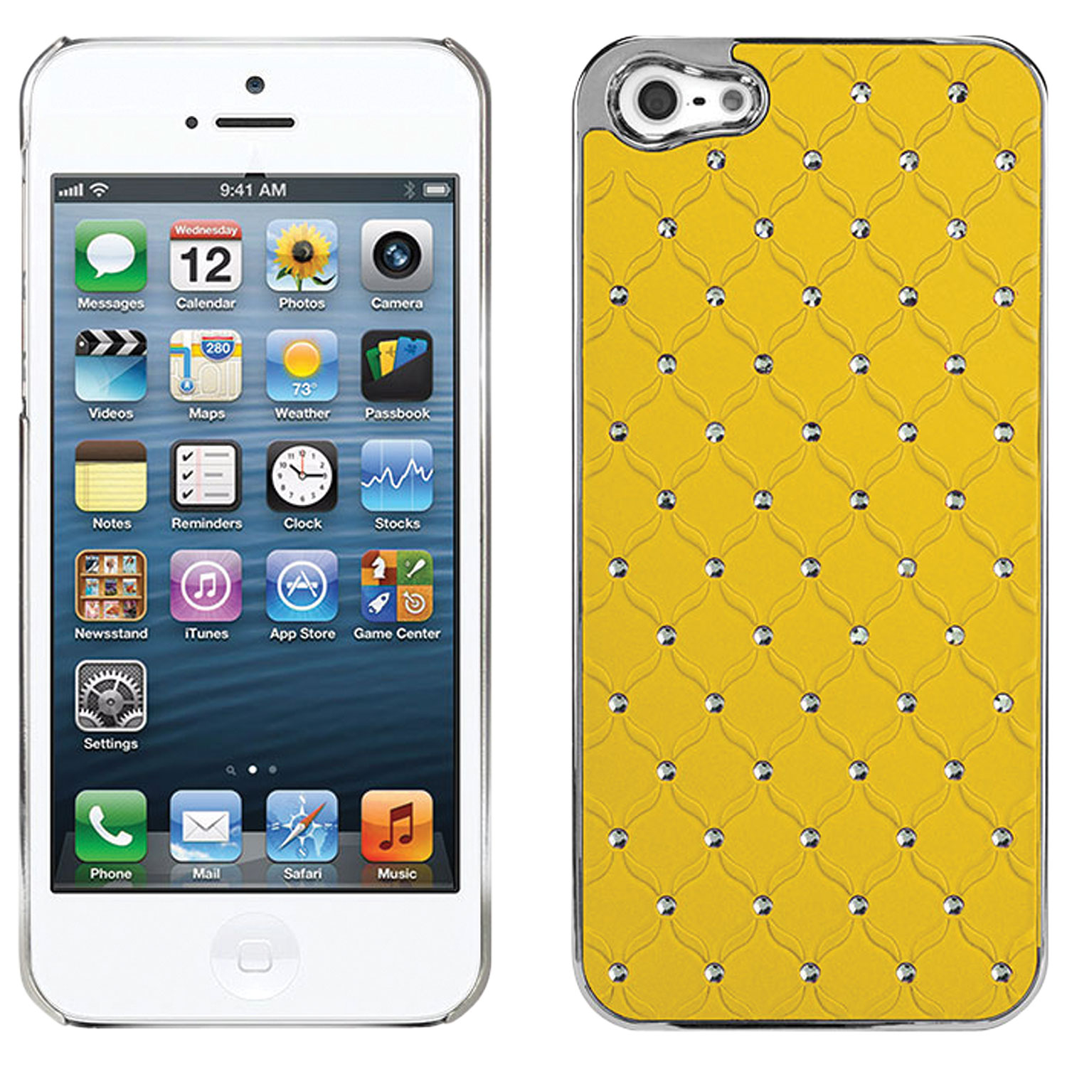 Cellet Lux Diamond Proguard iPhone 5/5s Hard Shell Case - Yellow