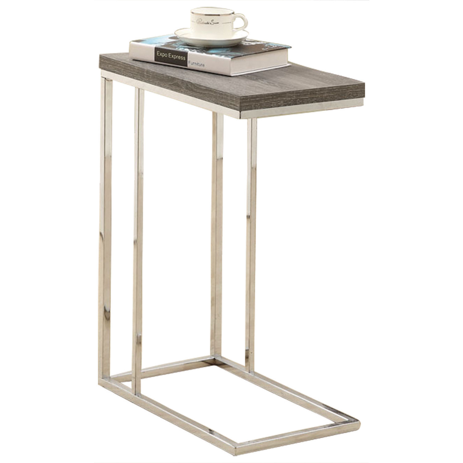 Rectangular Accent Table - Dark Taupe
