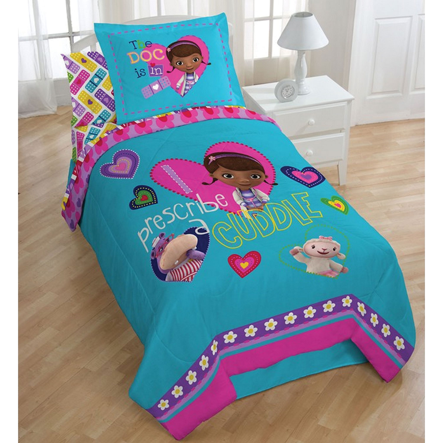 Disney Doc Mcstuffins Single Size Comforter Sham Set 1229twcs900 Disney Doc Mcstuffins Single Size Comforter Sham Set 1229twcs900 Only