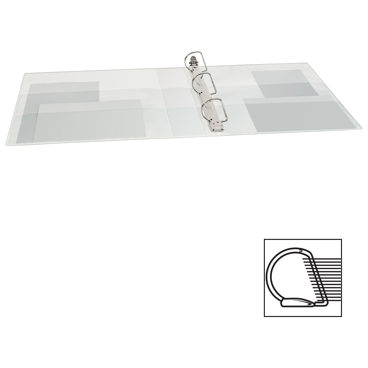 Avery 3" Durable Slant D-Ring View Binder - White