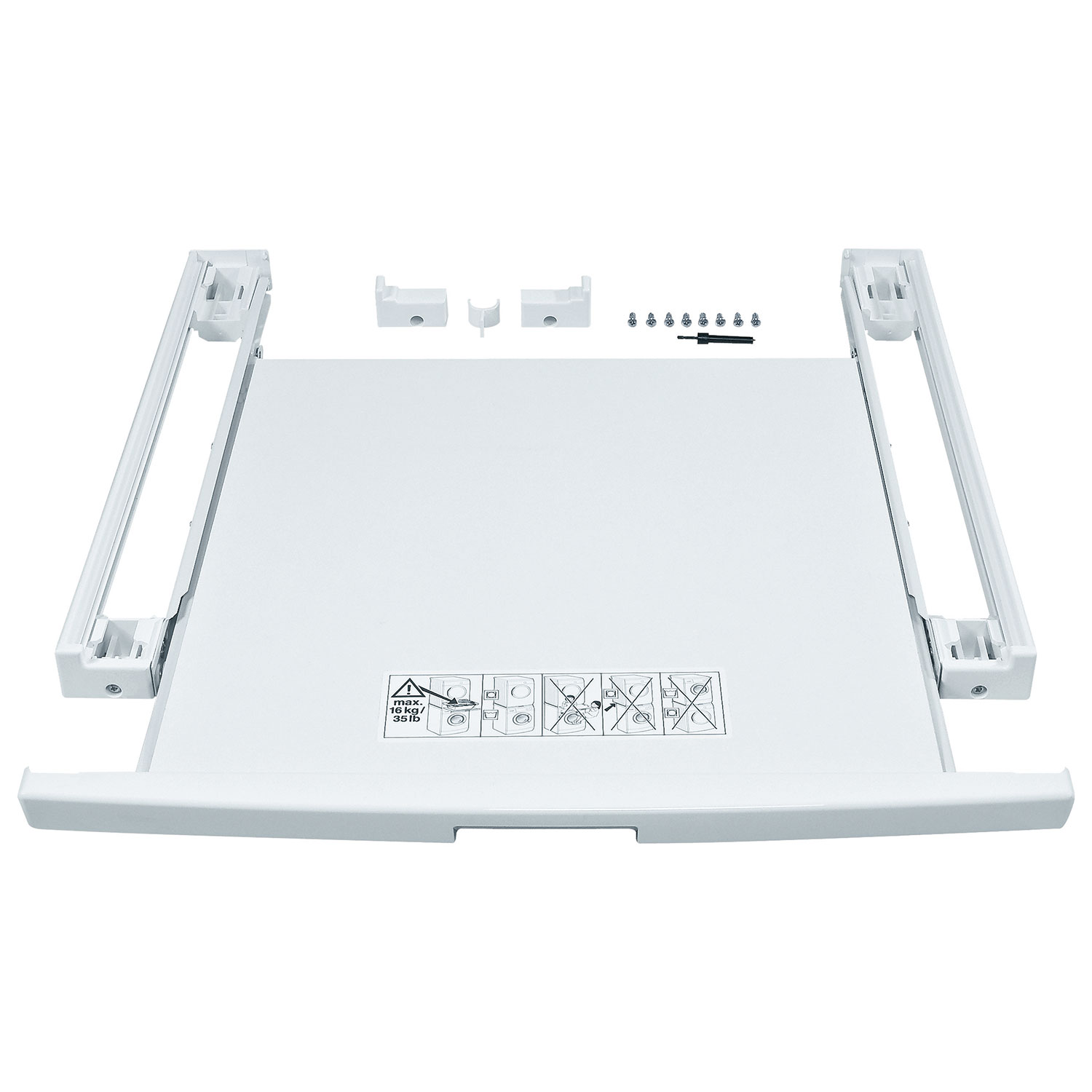 Bosch Stacking Kit with Pull-Out Tray - White