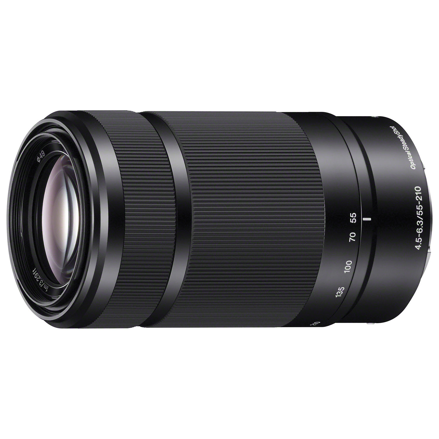 Sony E-Mount APS-C 55–210mm f/4.5-6.3 OSS 3.8x Telephoto Zoom Lens - Black