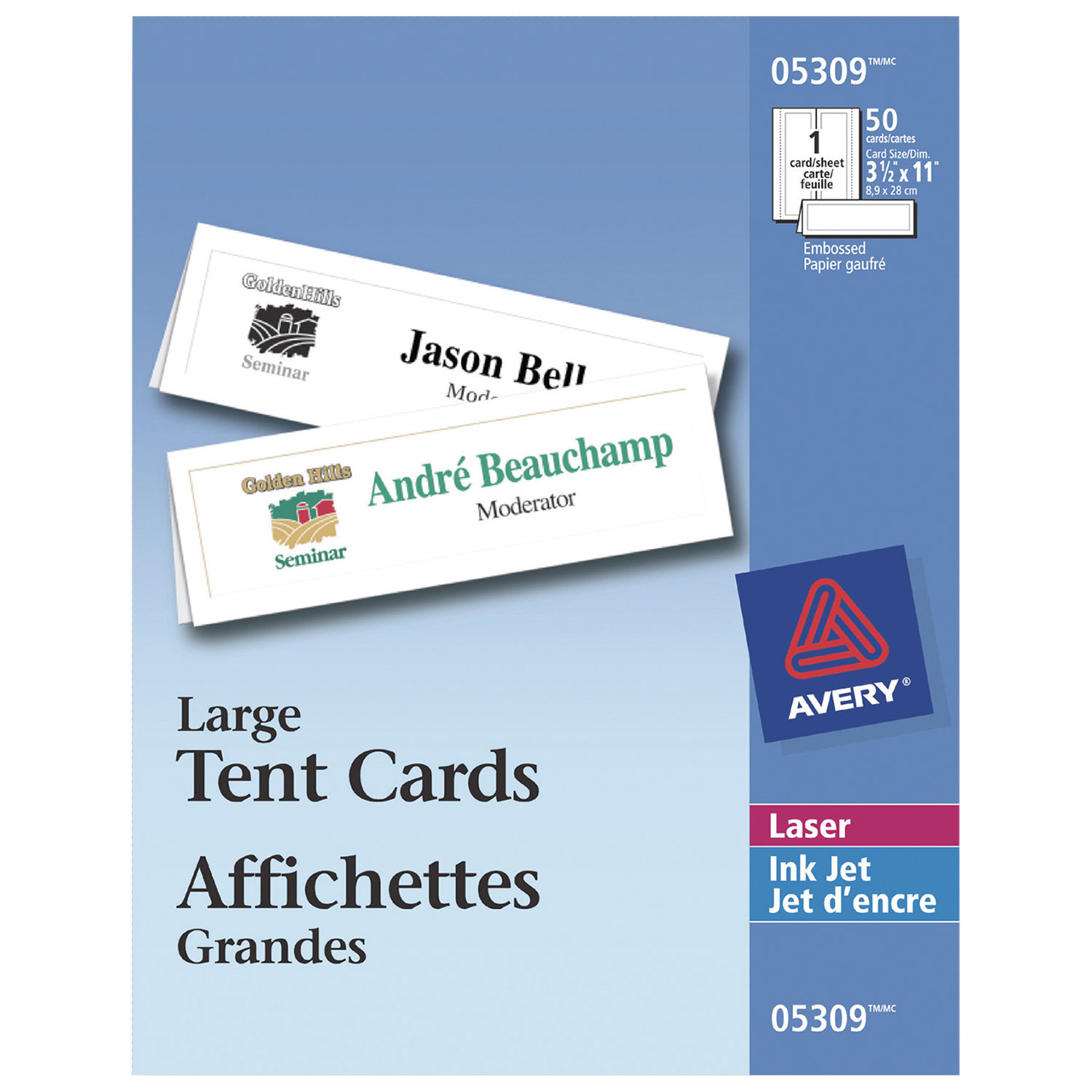 Grands chevalets d'Avery - 50 chevalets