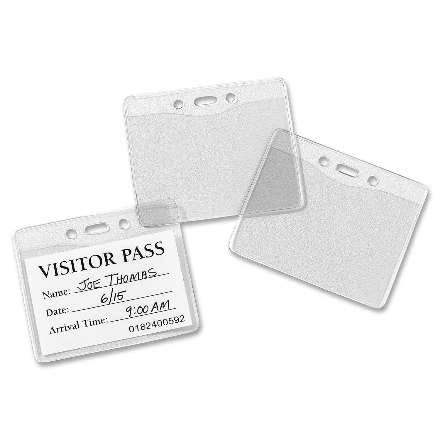 Porte-insigne robuste d'Avery - Paquet de 25 - Transparent