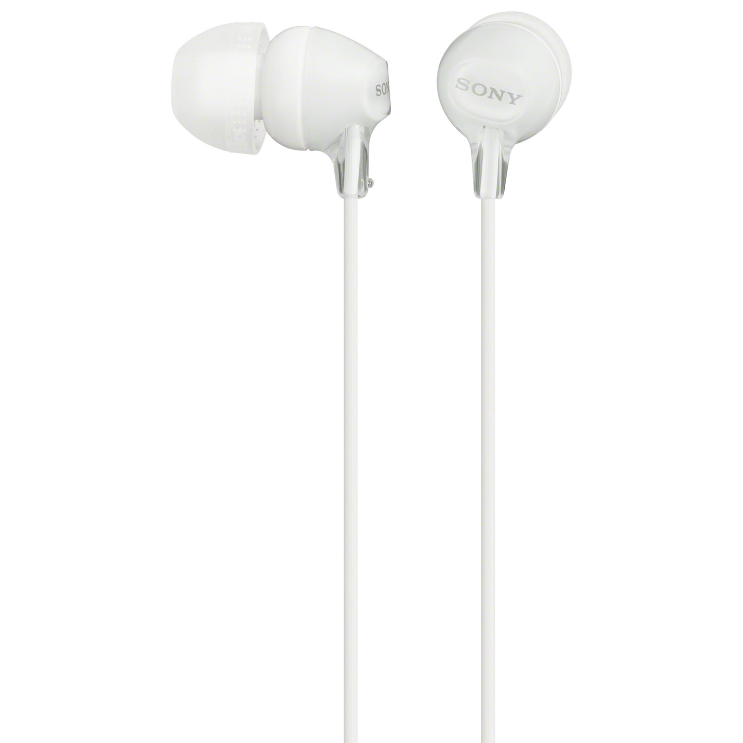 Écouteurs bouton à isolation sonore de Sony - Blanc