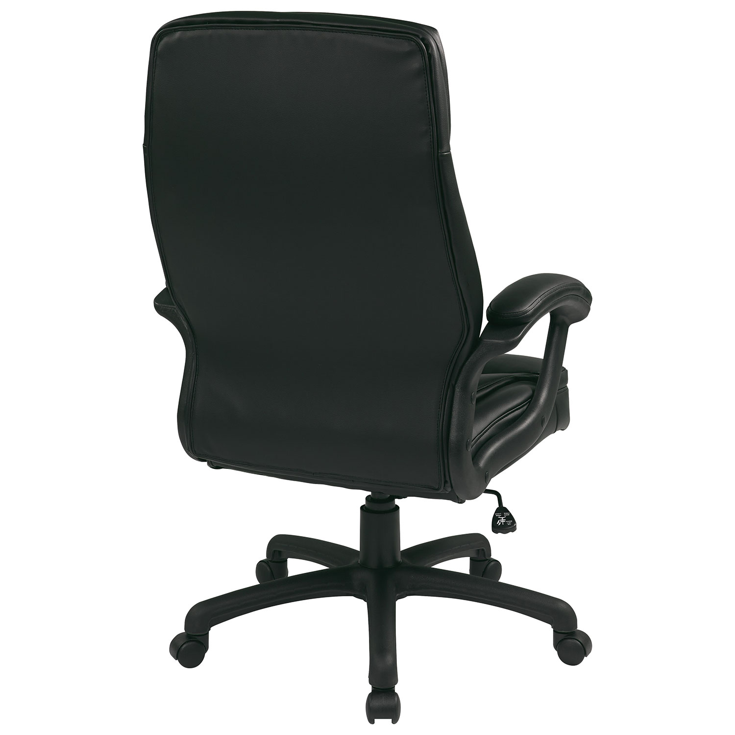 Work Smart Eco Leather Executive Chair - Black