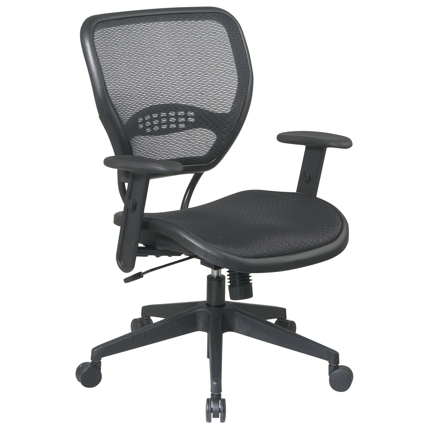 Office Star Professional Air Grid Deluxe Task Chair space seating airgrid office chair - black : office chairs - best Office Star Professional Air Grid Deluxe Task Chair space seating airgrid office chair - black : office chairs - best