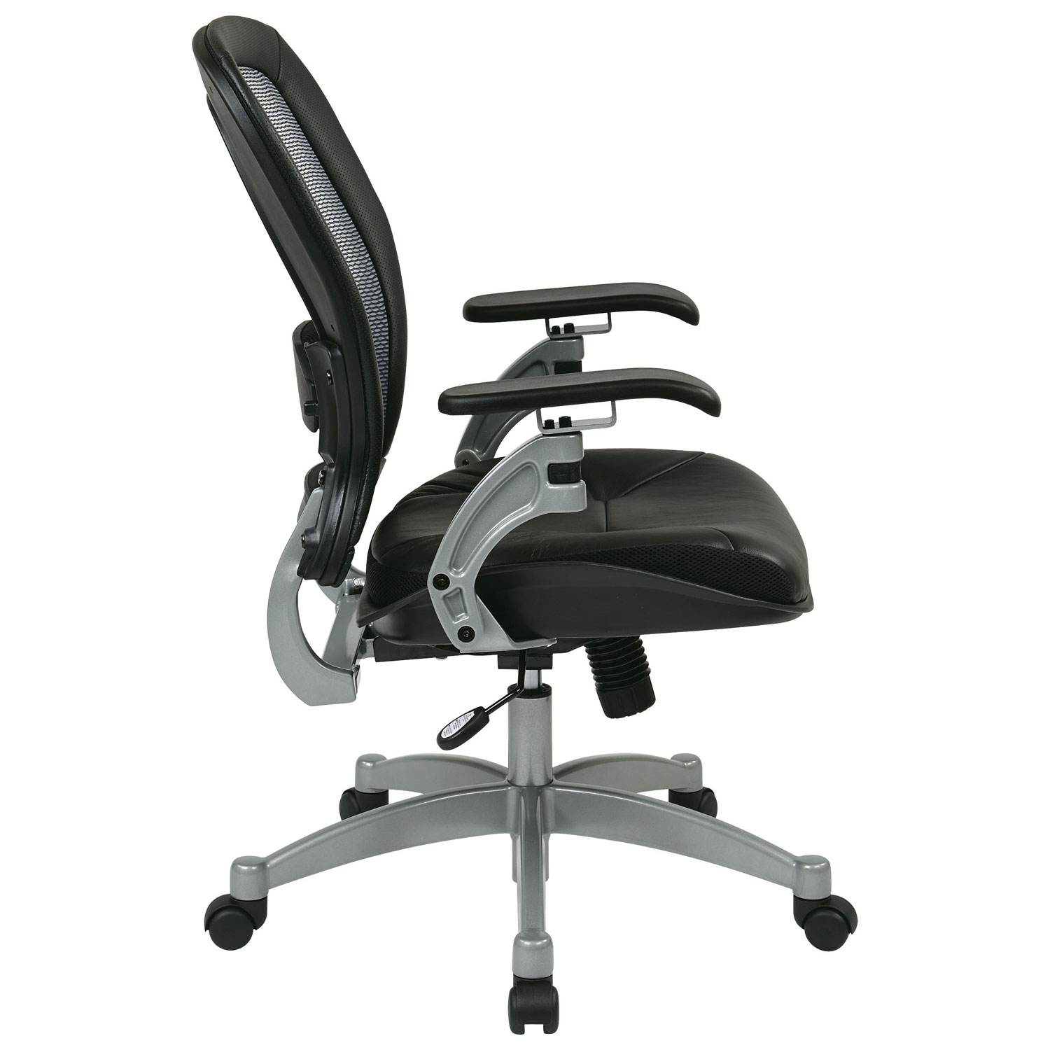 Chaise de bureau en mailles AirGrid de Space Seating - Noir