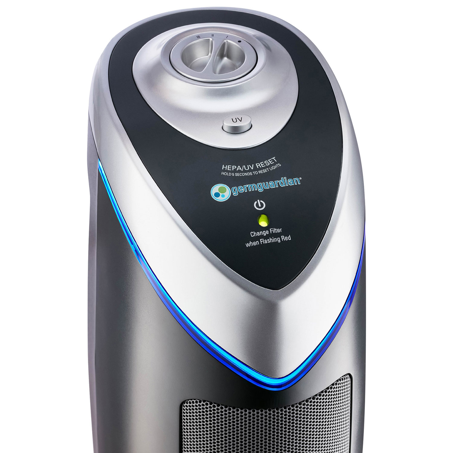 GermGuardian Air Purifier AC4825 4-in-1 with True HEPA, UV-C hot & Odor Reduction