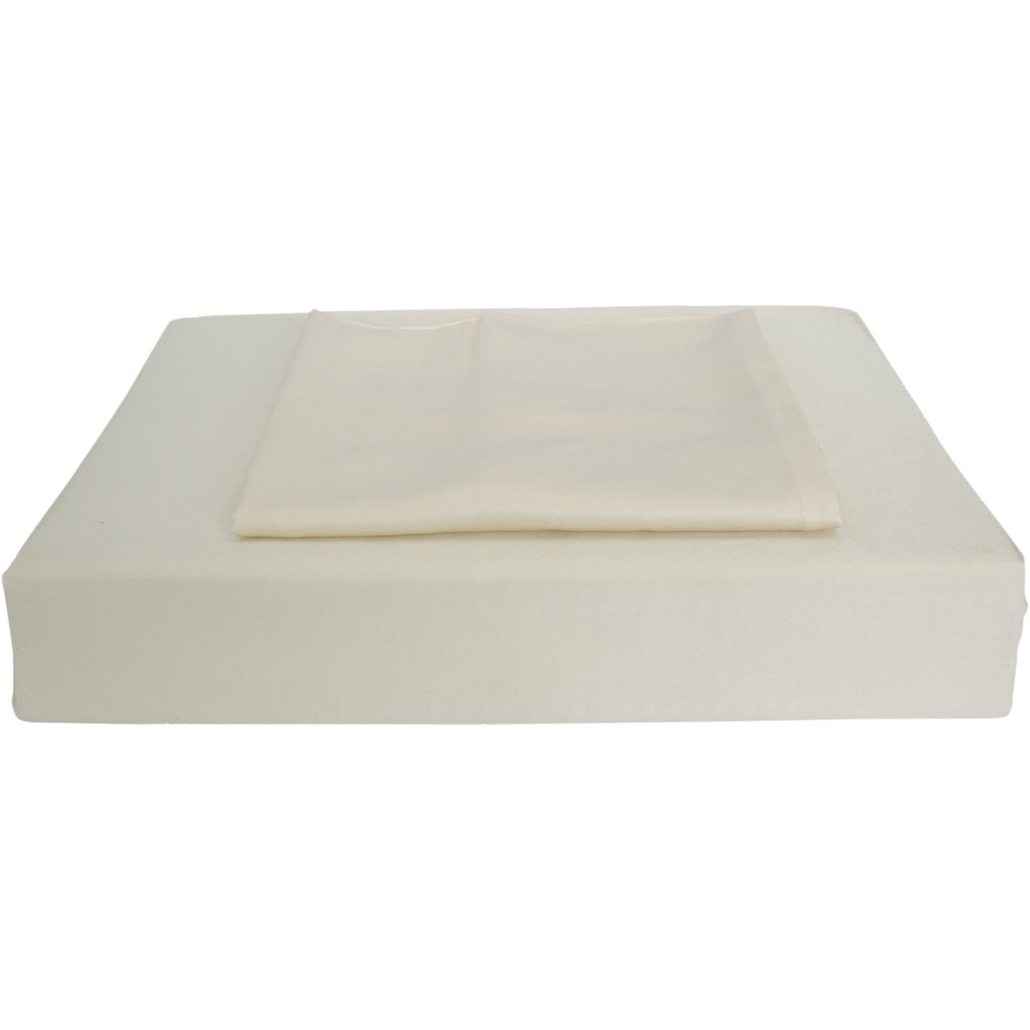 Maholi Bamboo Solid Collection 310 Thread Count Rayon Duvet Cover Set - King - Beige