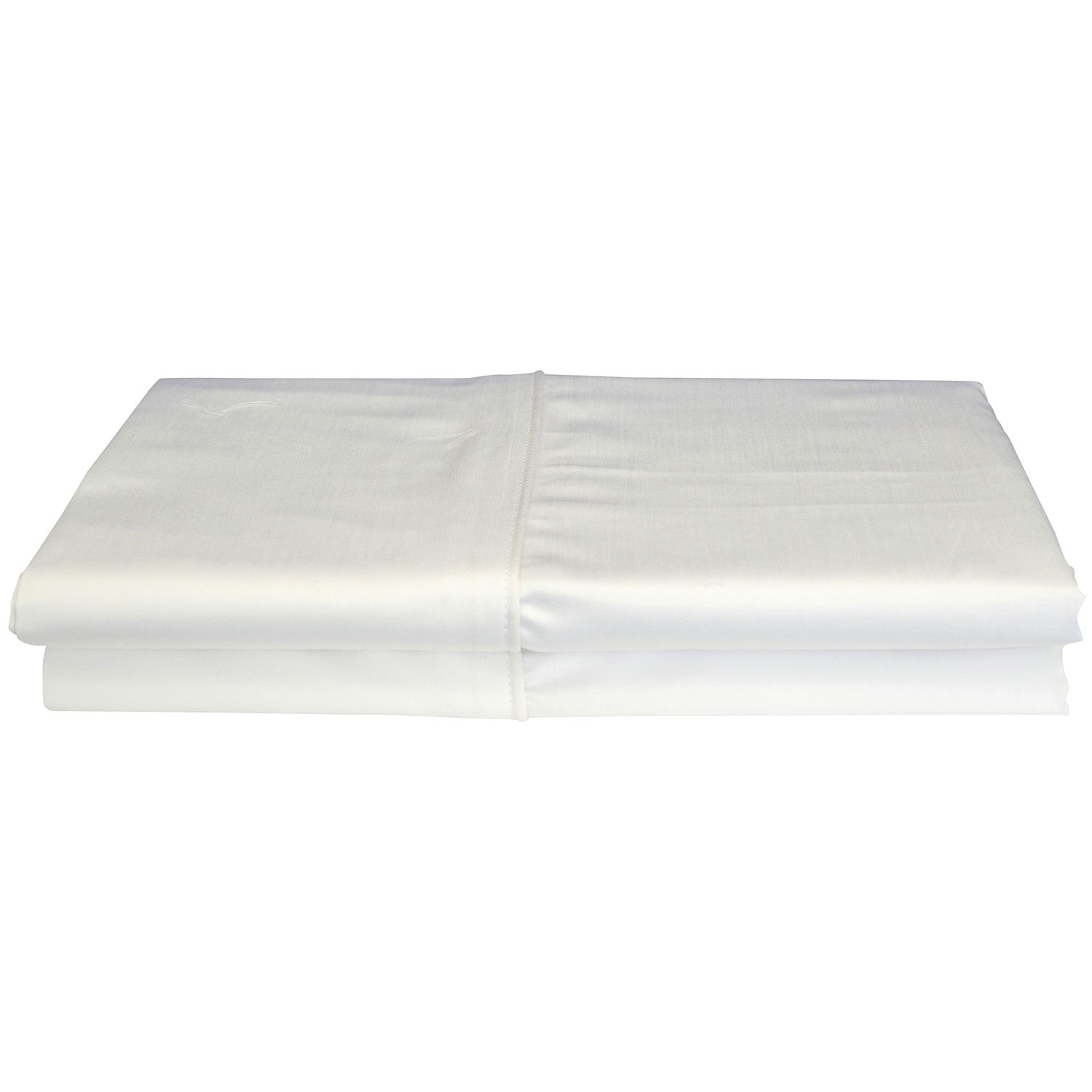 Maholi Bamboo Solid Collection 310 Thread Count Rayon Pillow Case - 2 Pack - Queen - White