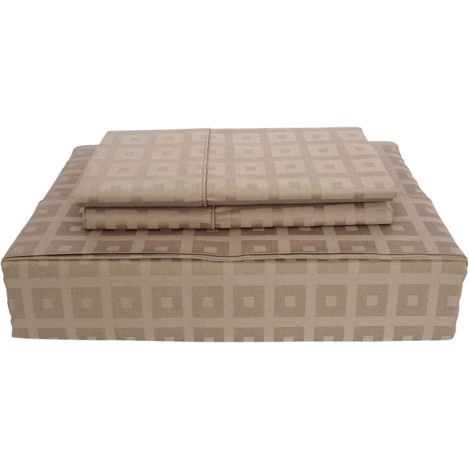 Ensemble de draps contexture 400 collection Bliss de Maholi - Très grand - Vison