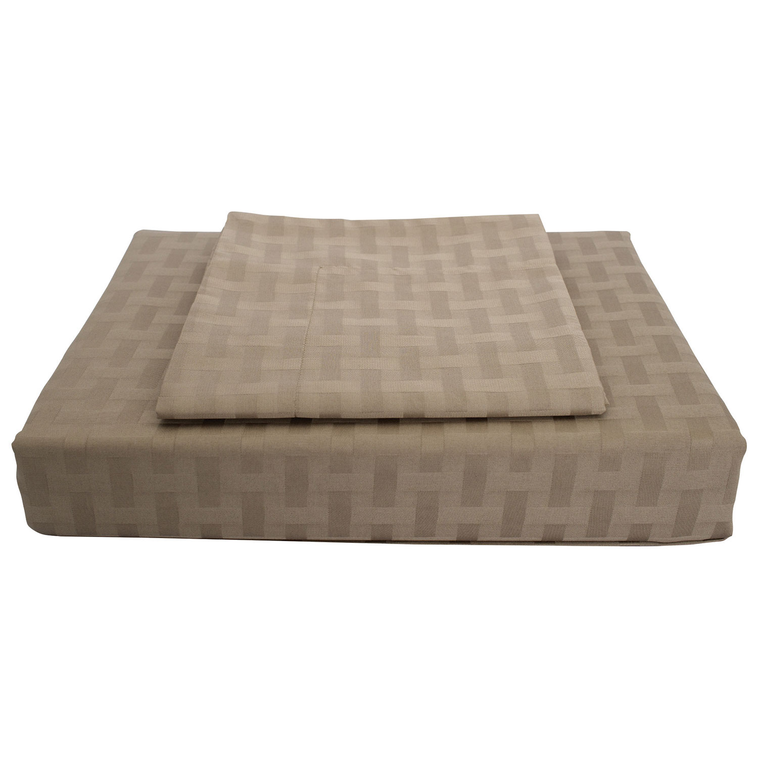 Maholi Bamboo Collection 400 Thread Count Egyptian Cotton Duvet Cover Set - Double/Full - Mink