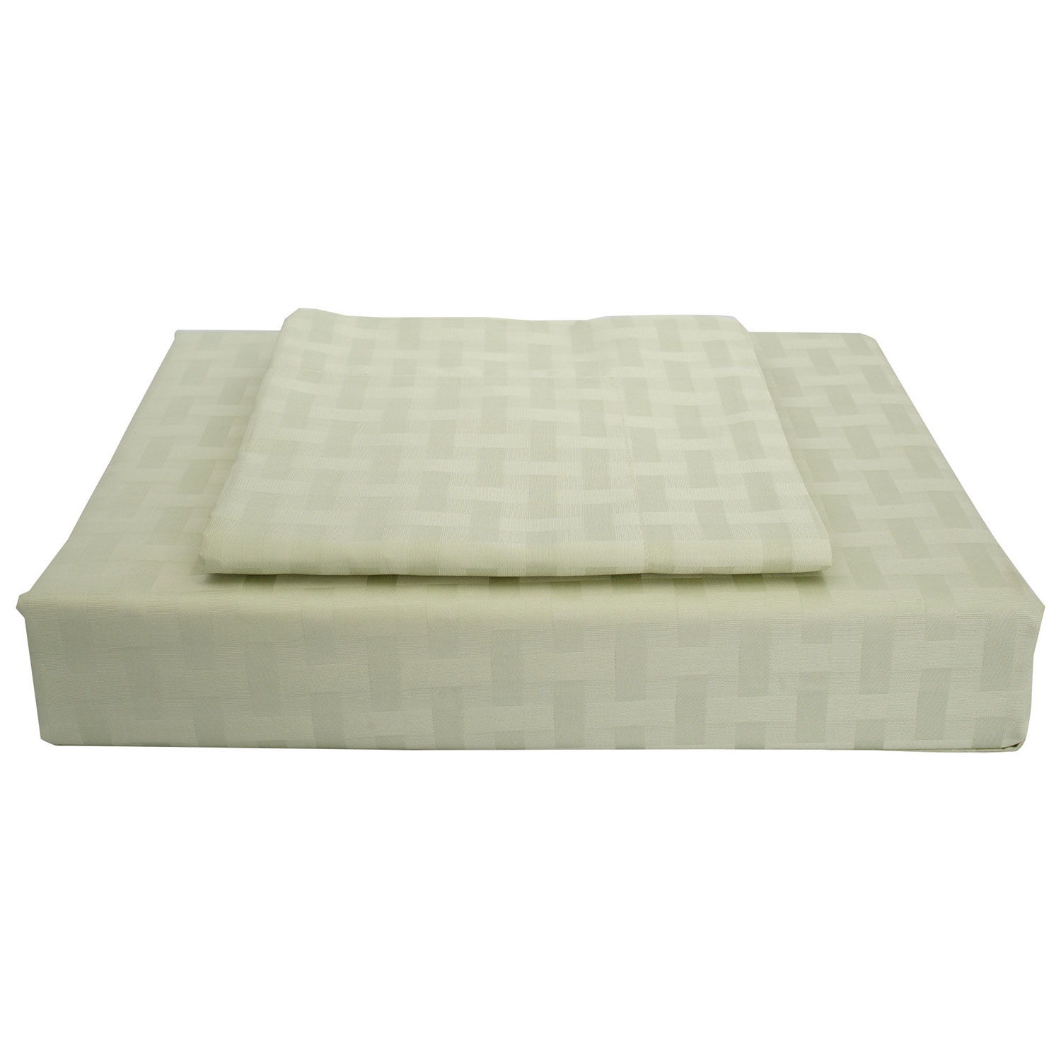 Ensemble housse de couette contexture 400 collection Bamboo de Maholi - Lit double - Gris