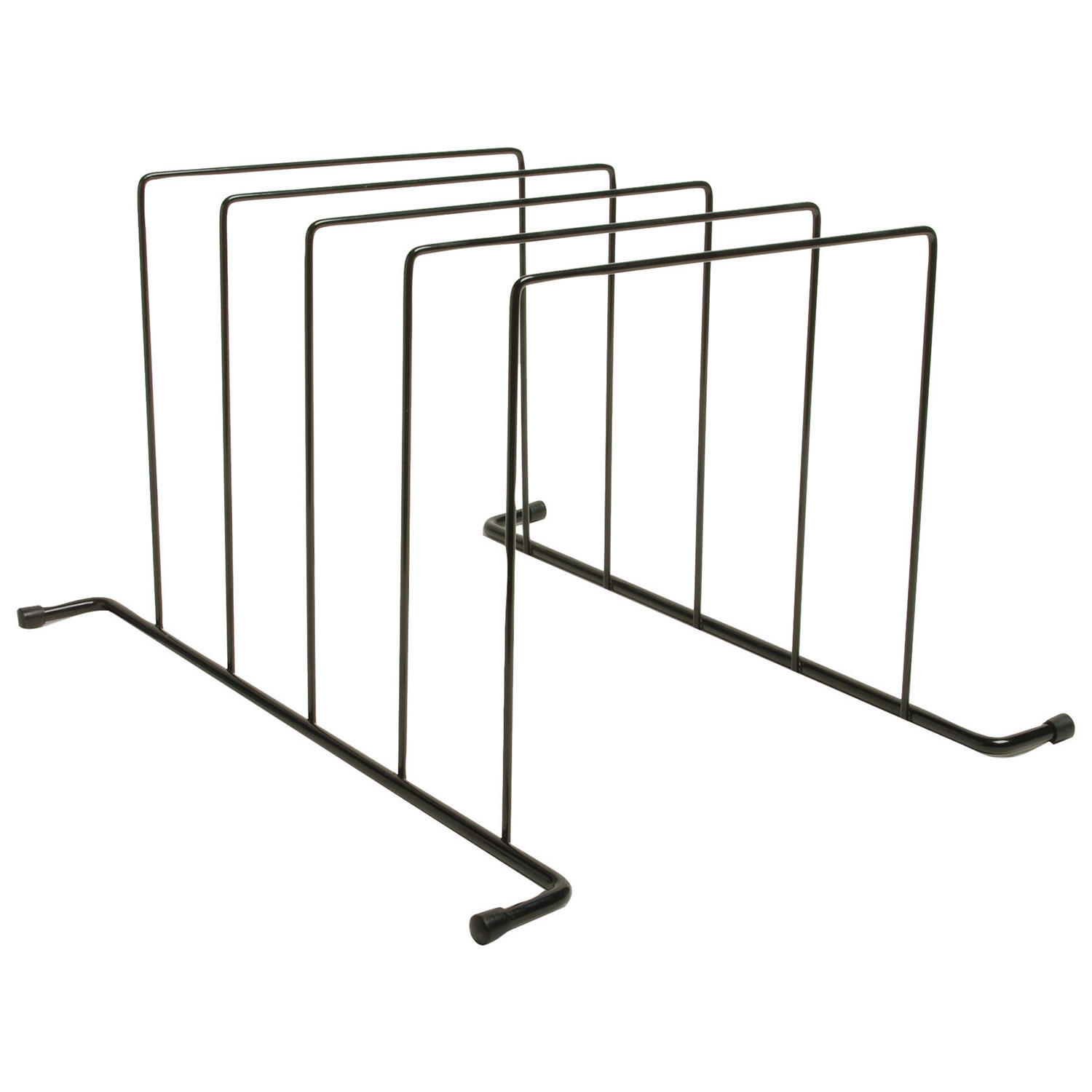 Classeur à dossiers à 4 compartiments d'Acme United - Noir