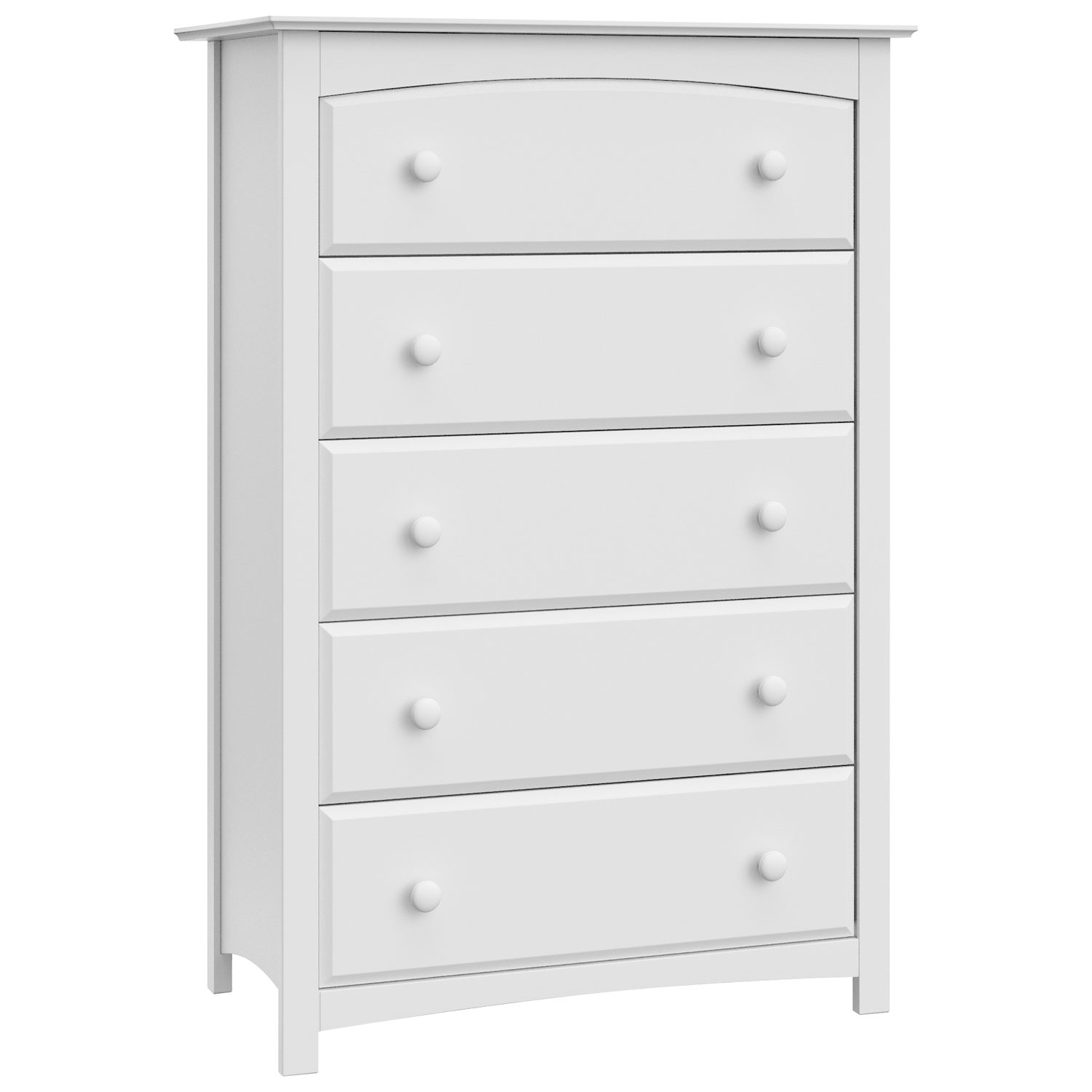 Commode à 5 tiroirs Kenton de Storkcraft - Blanc