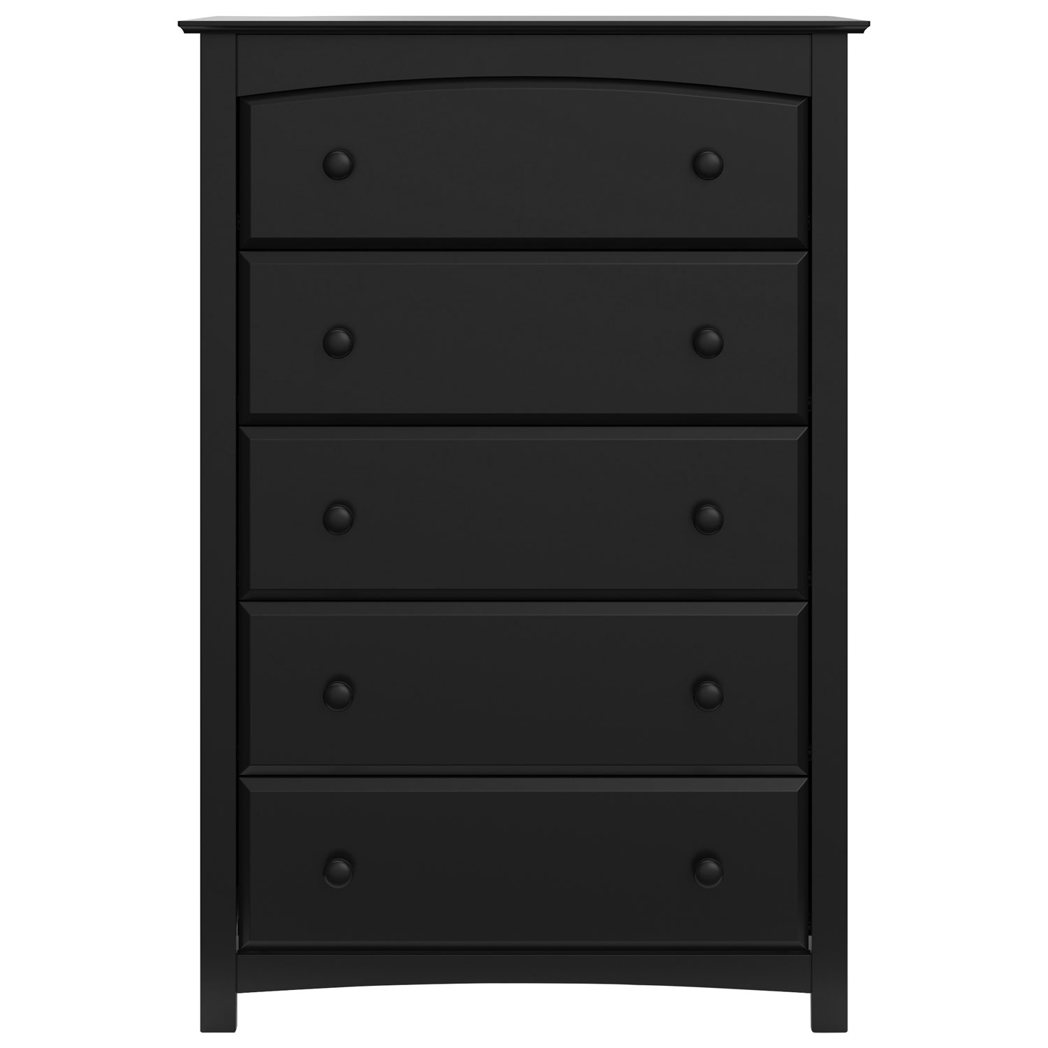 Storkcraft Kenton 5-Drawer Nursery Dresser-Black