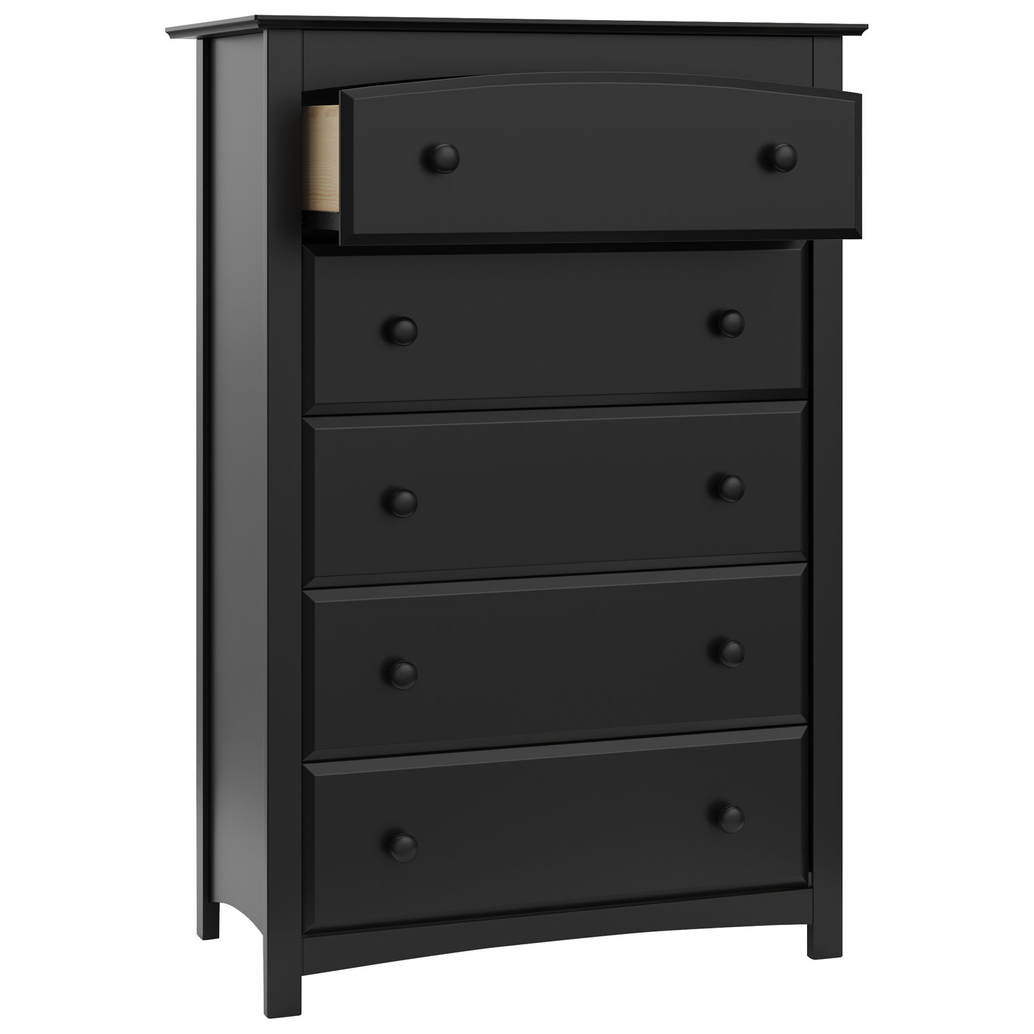 Storkcraft Kenton 5-Drawer Nursery Dresser-Black
