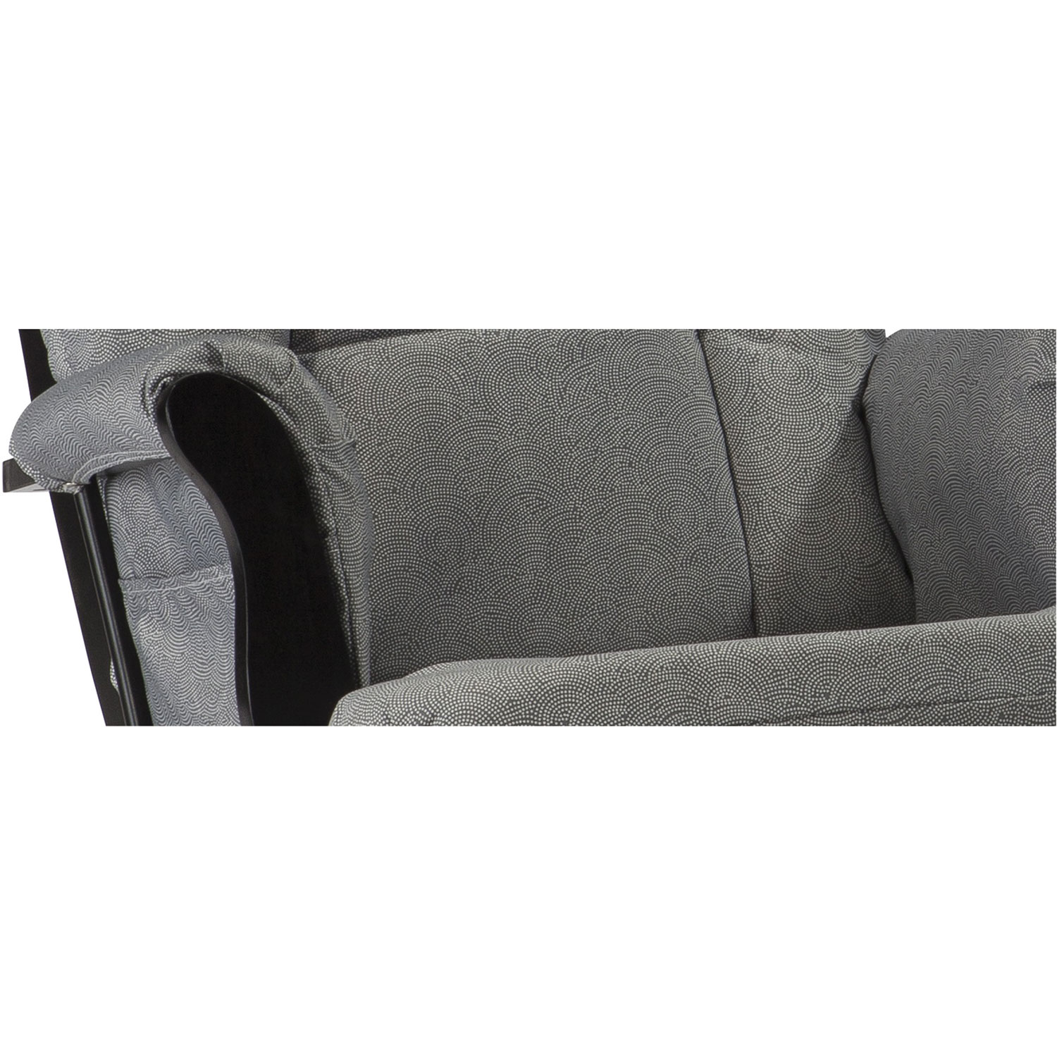 Storkcraft Tuscany Glider and Ottoman Set - White/Slate Grey Swirl