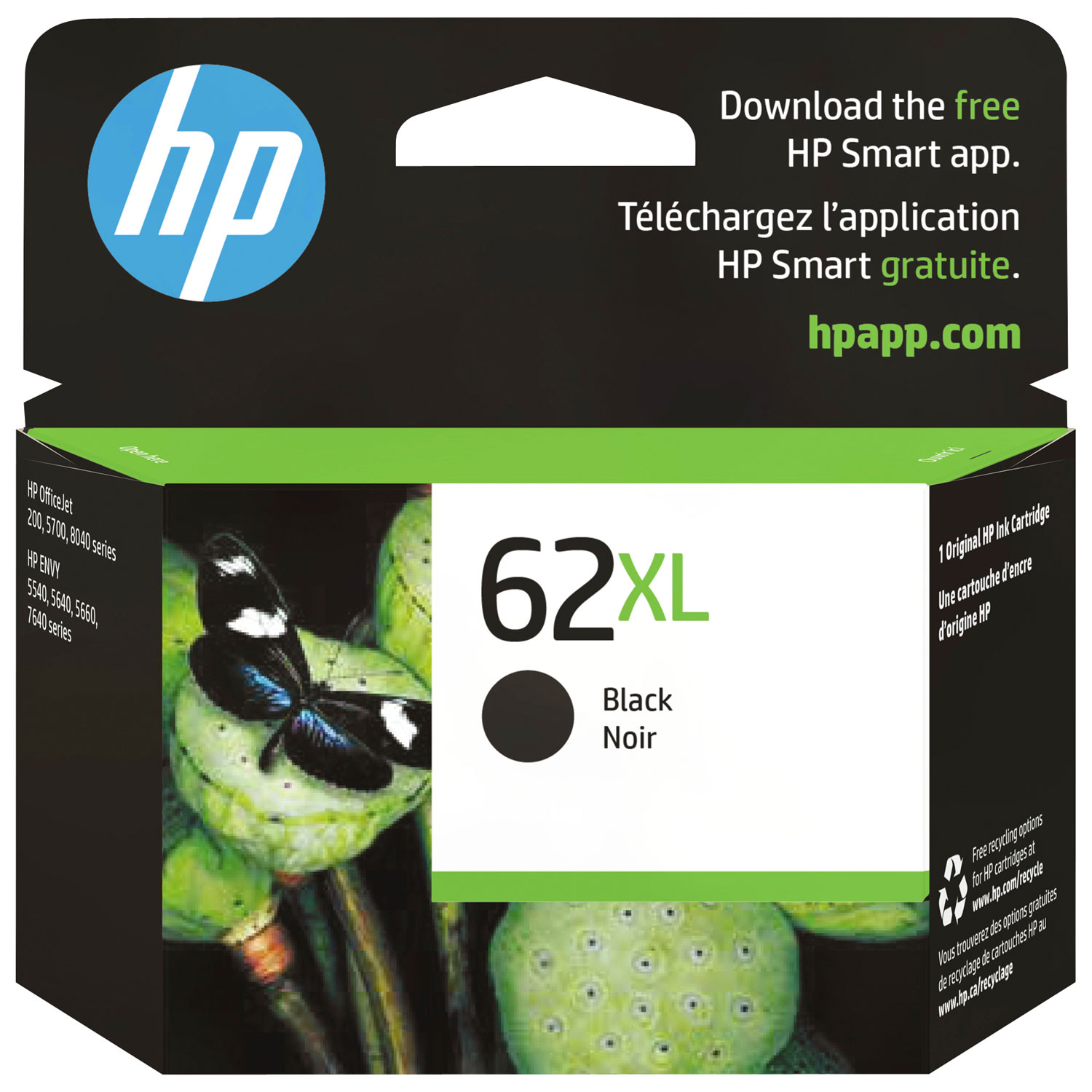 HP 62XL Black Ink