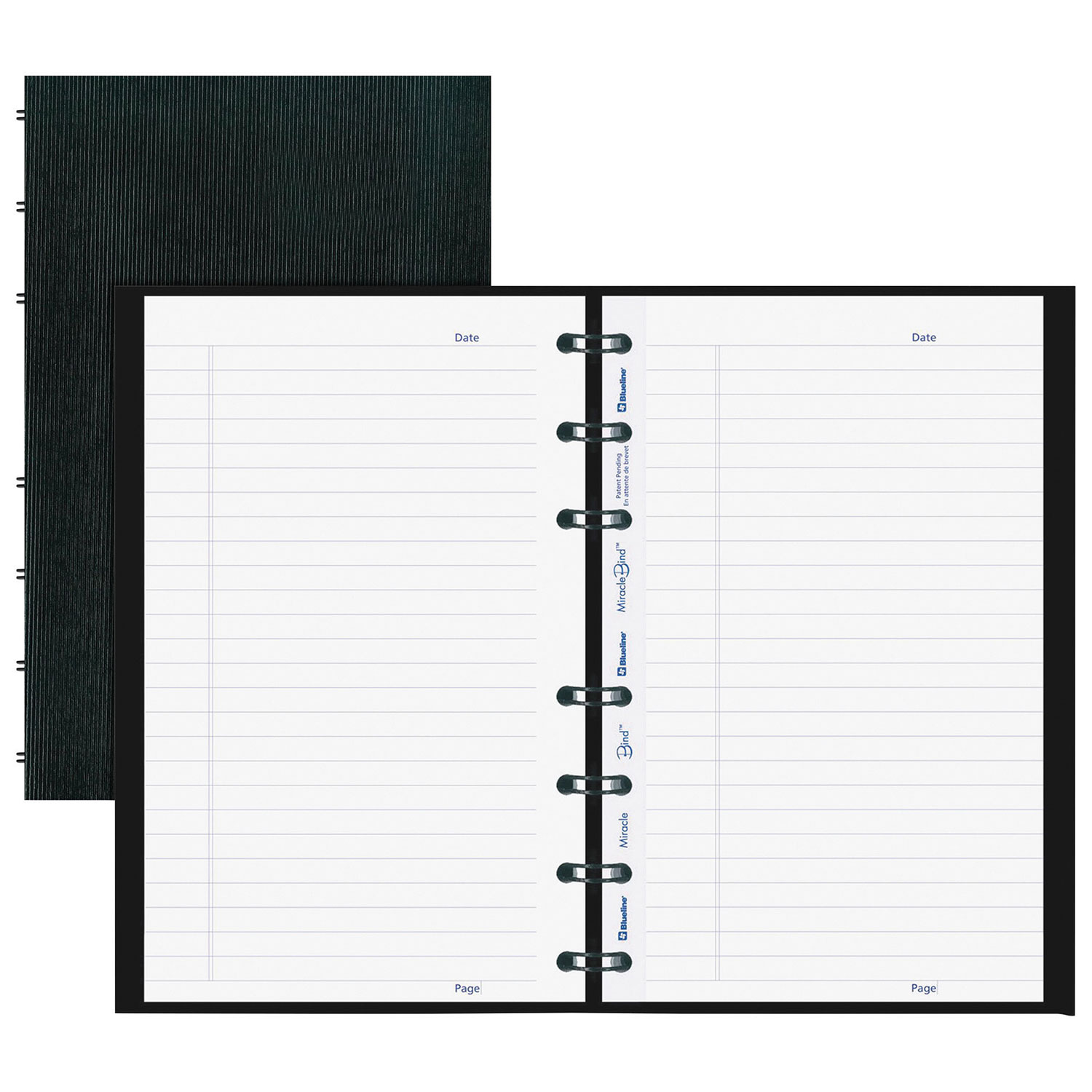 Blueline Miraclebind Notebook - Black