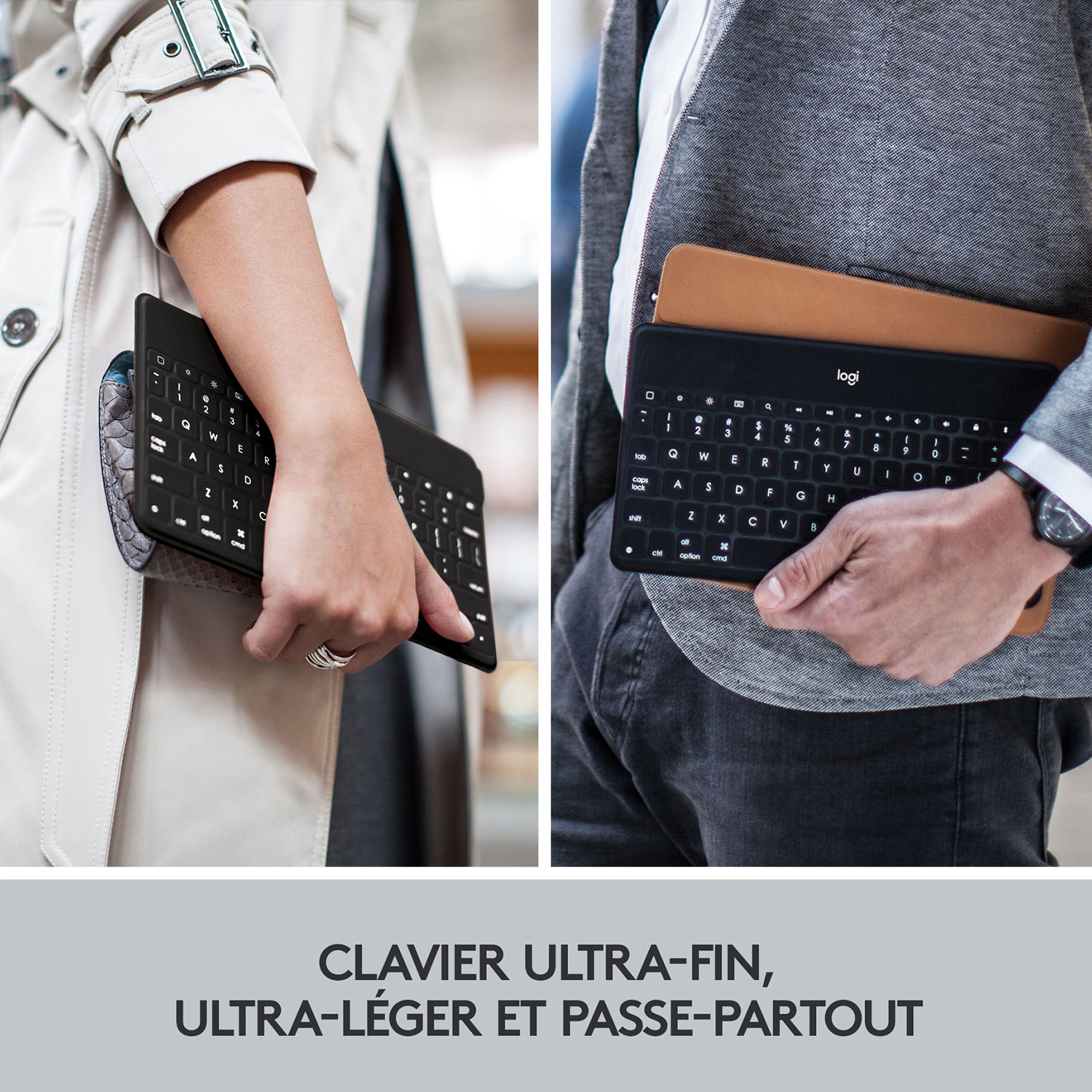 Clavier Keys-to-Go de Logitech pour iPad - Noir