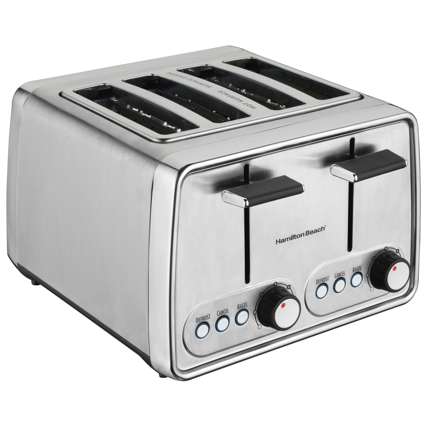 Hamilton Beach Toaster - 4-Slice - Chrome