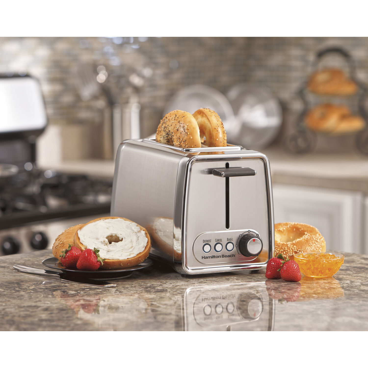 Hamilton Beach Toaster - 2-Slice - Chrome | Best Buy Canada