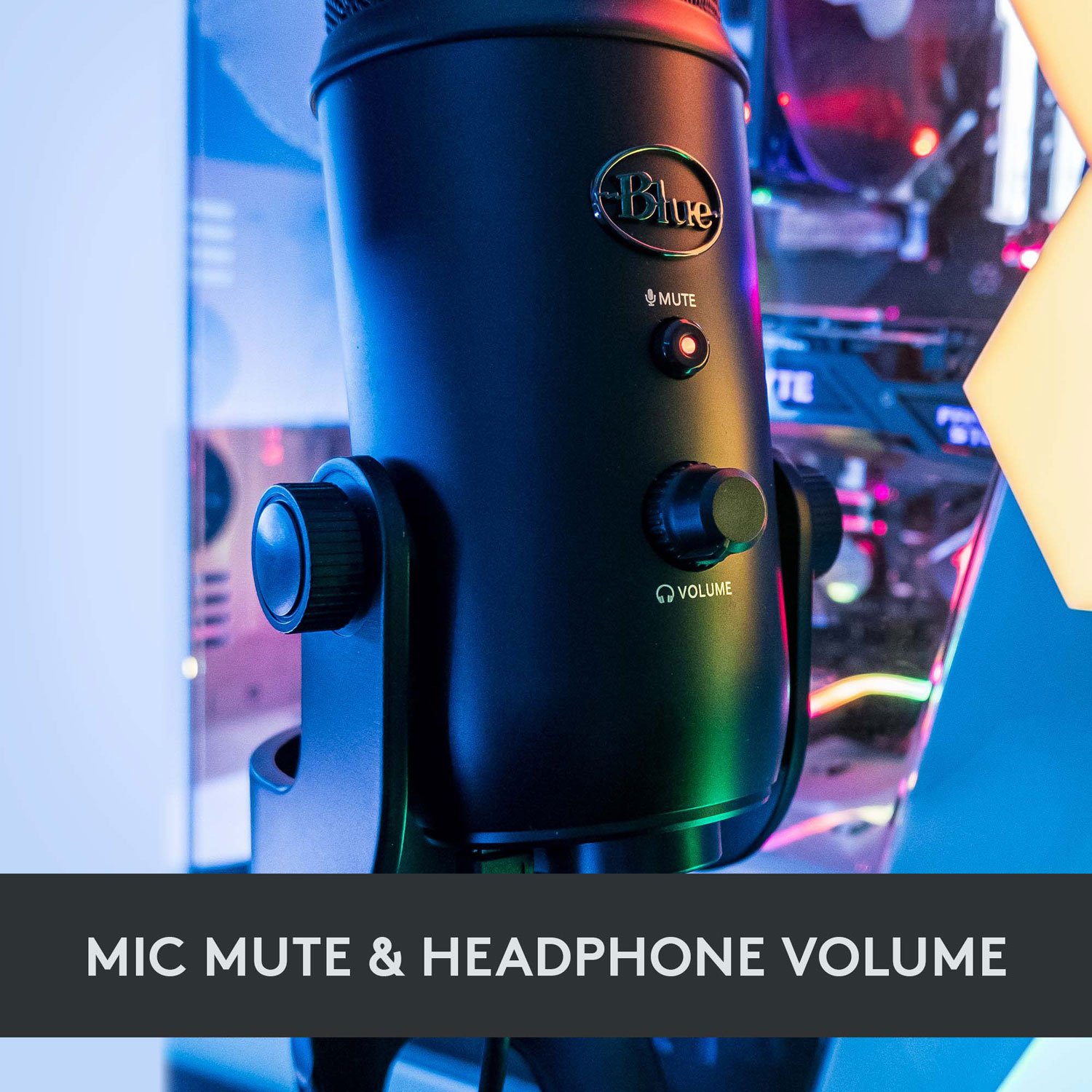 Blue Microphones Yeti USB Microphone - Blackout Edition