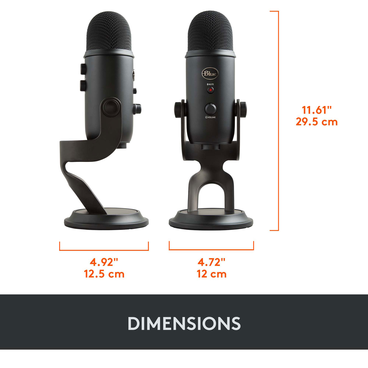 Blue Microphones Yeti USB Microphone - Blackout Edition