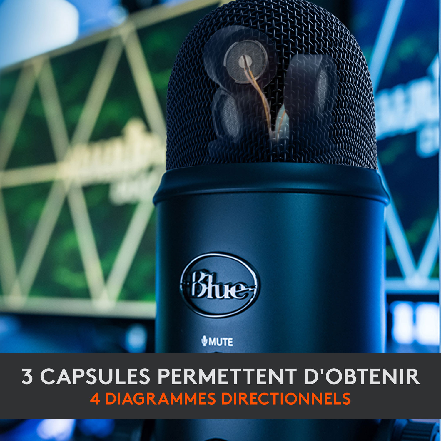 Blue Microphones Yeti USB Microphone - Blackout Edition