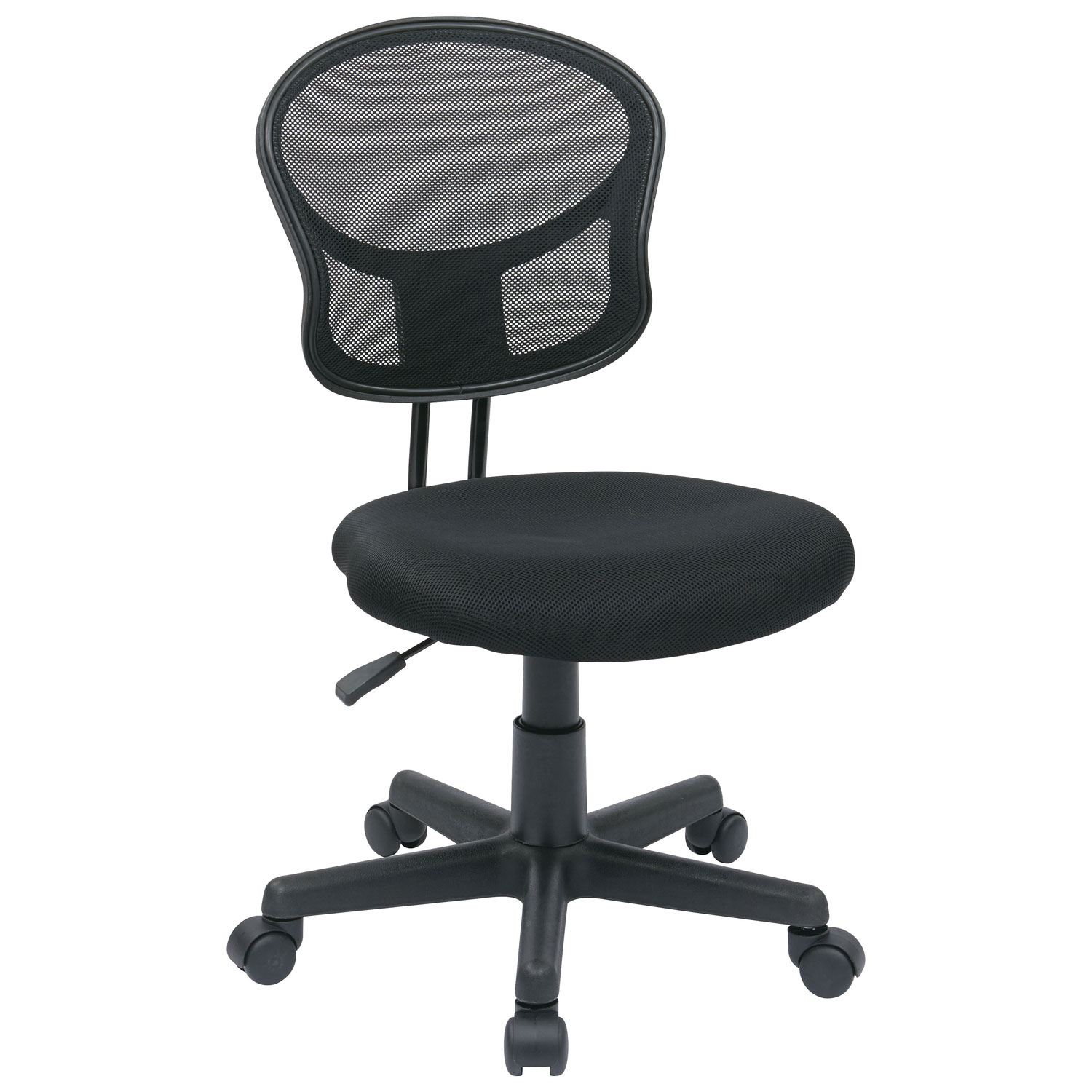 Office Star OSPDesigns Polyester Task Chair - Black