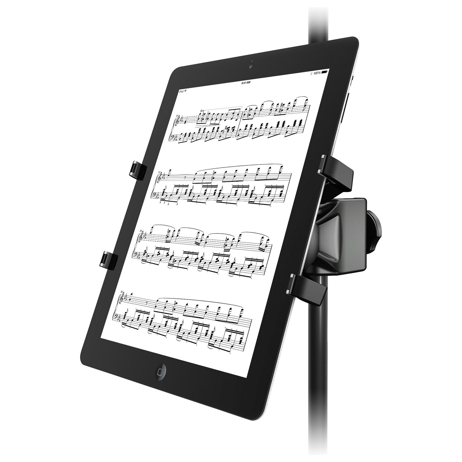 Support universel sur pied de micro Xpand IK Multimedia d'iKlip pour tablette- Noir