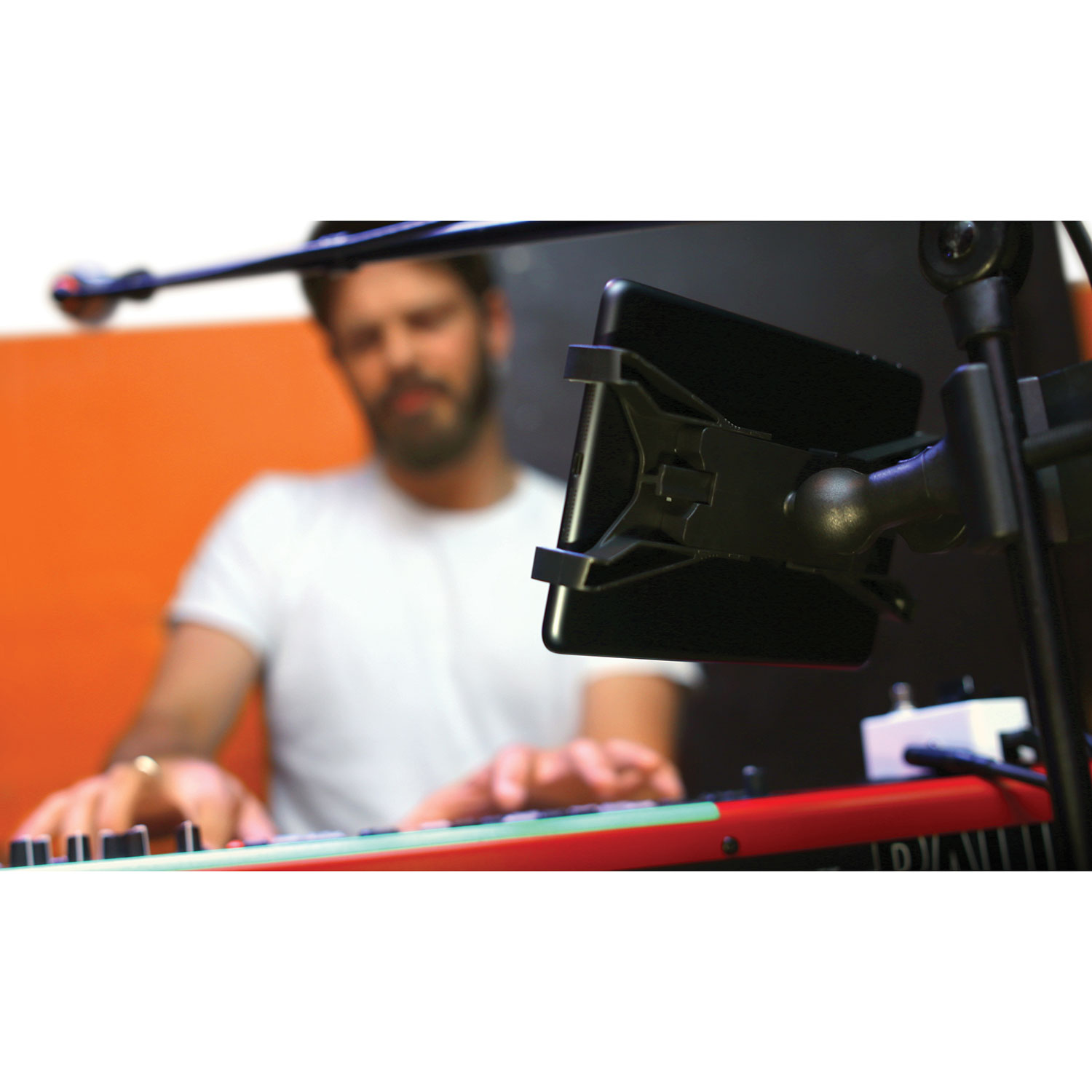 Support universel sur pied de micro Xpand IK Multimedia d'iKlip pour tablette- Noir