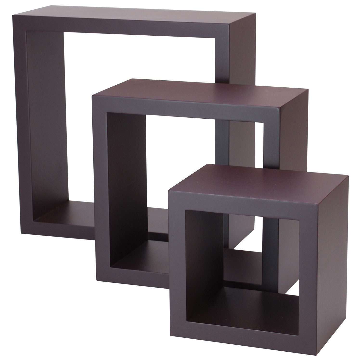 Étagère murale à 3 pièces Cubbi - Expresso