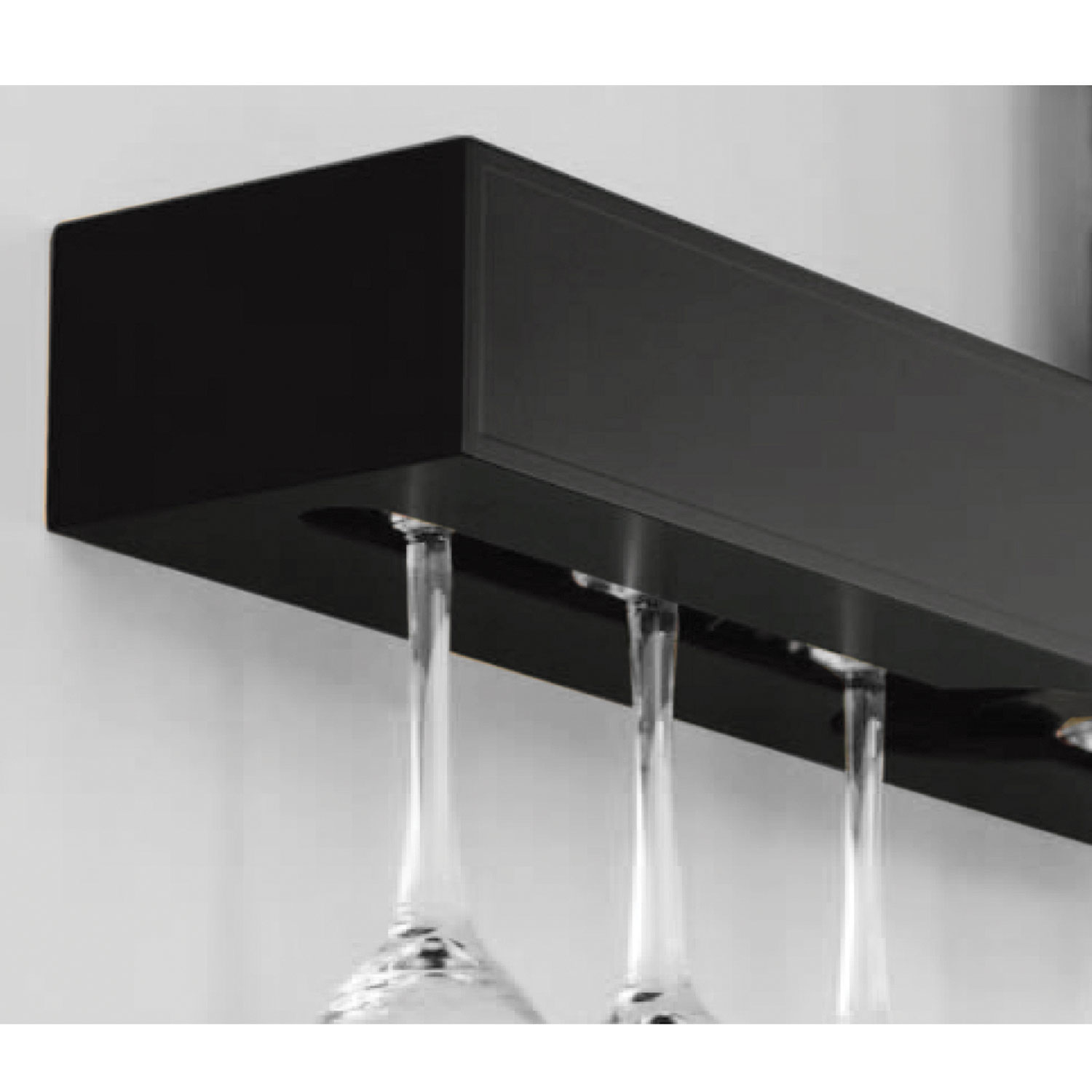 Pinot Wine Glass Holder Shelf - Black | Best Buy Canada