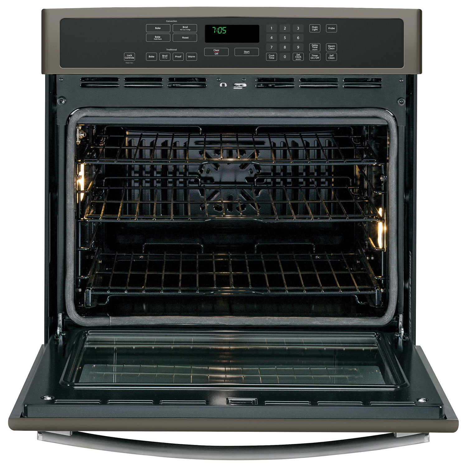 GE 5.0 Cu. Ft. Self Clean Convection Electric Wall Oven ... - GE 5.0 Cu. Ft. Self Clean Convection Electric Wall Oven (PT7050EHES) - Slate  : Wall Ovens - Best Buy Canada