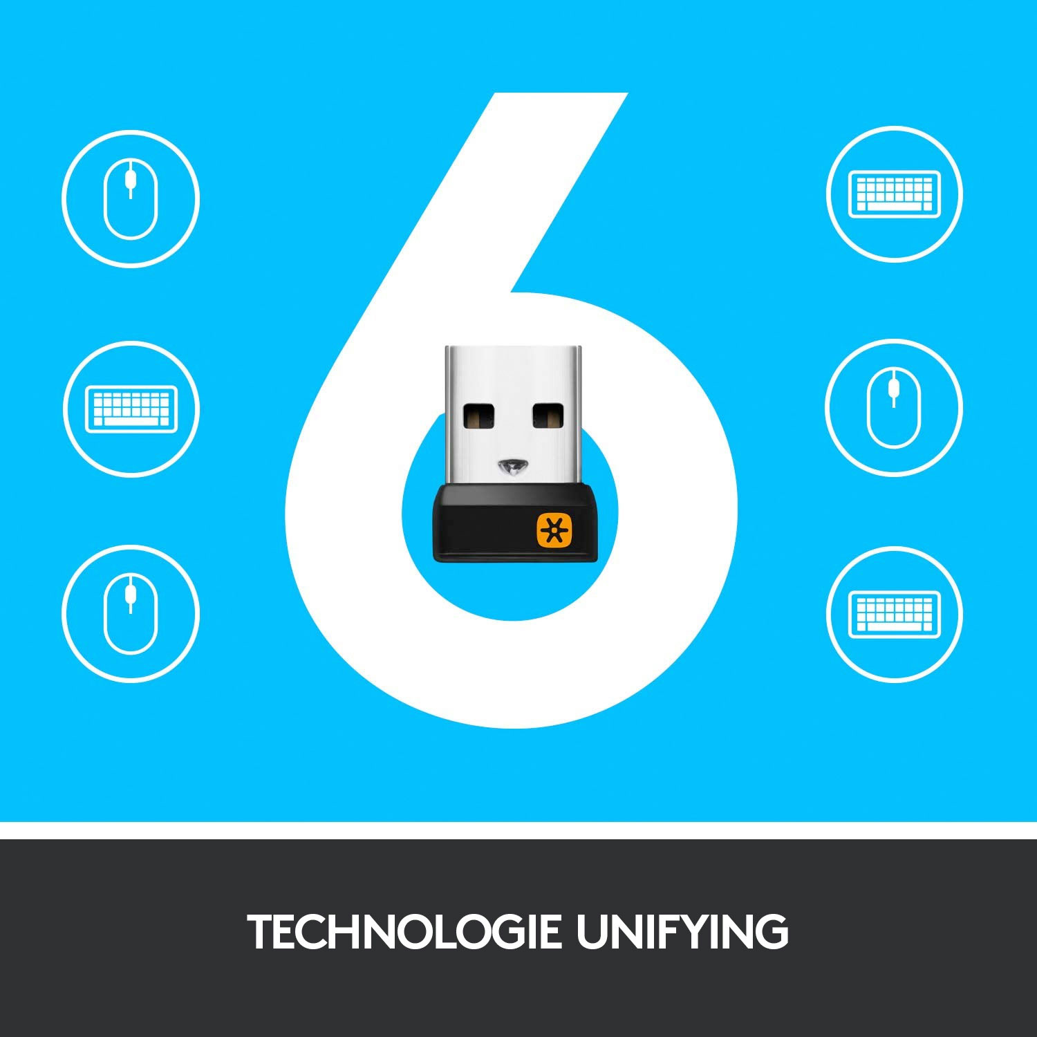 Clavier sans fil K400 Plus avec pavé tactile de Logitech